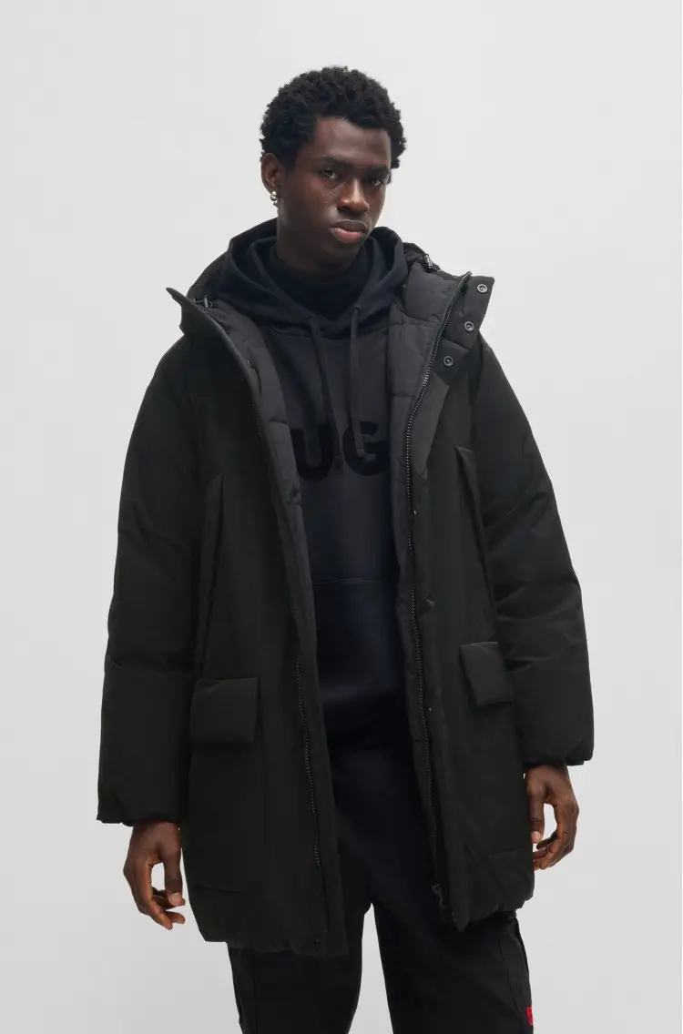 Куртка зимняя Relaxed Fit для мужчин (477403), цвет Черный - №2