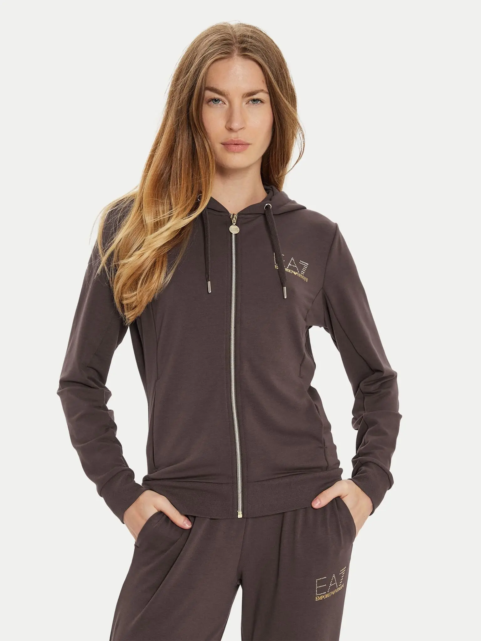 Спортивный костюм Slim Fit для женщин (477550), цвет Коричневый - №4