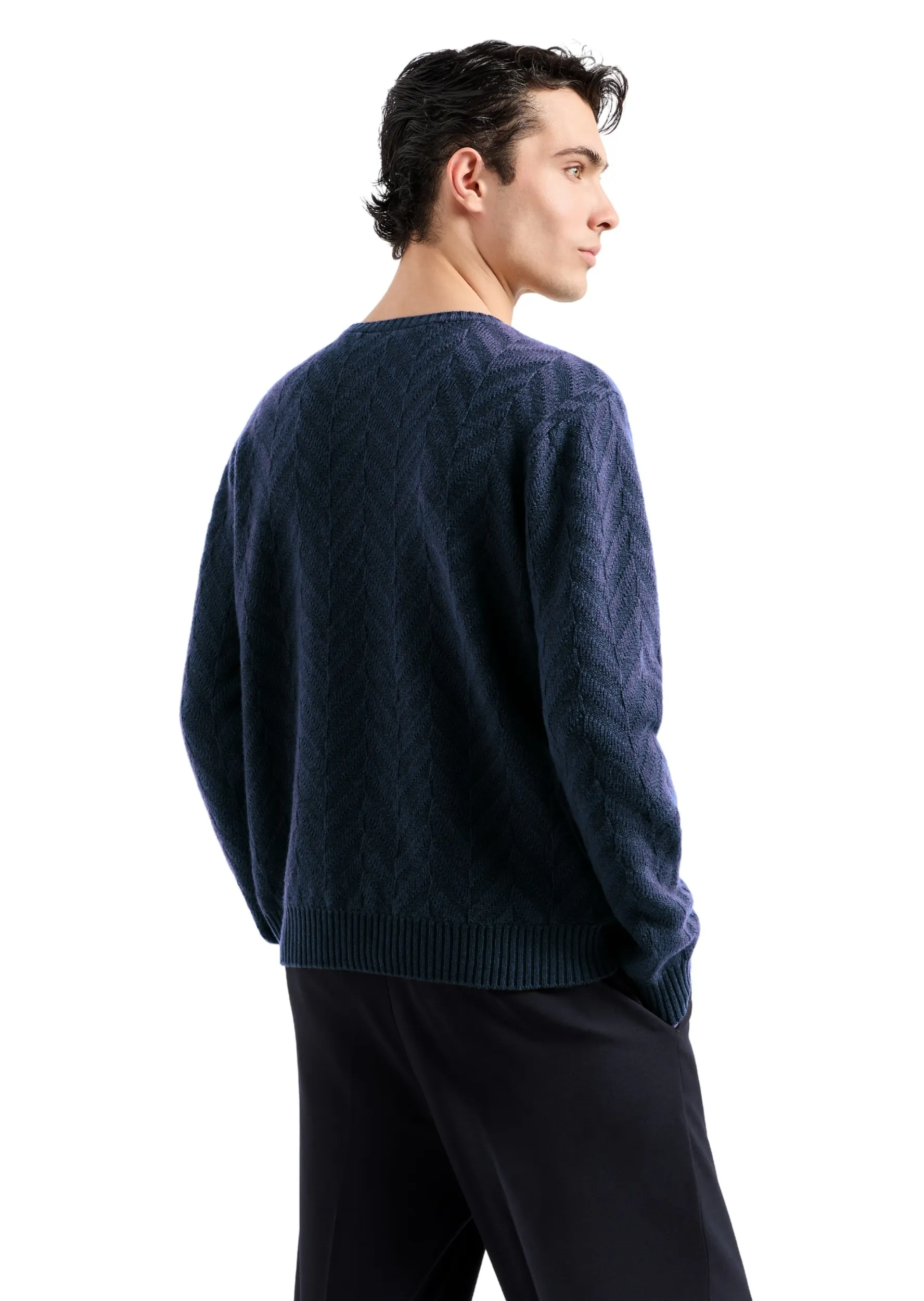 Джемпер Regular Fit для чоловіків (477557), колір Синій - №3