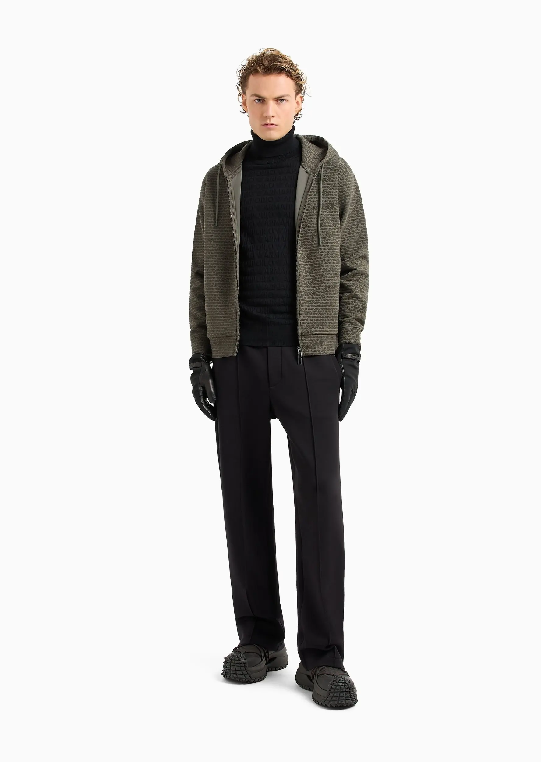 Брюки джерси Regular Fit Высокая для мужчин (477574), цвет Черный - №3