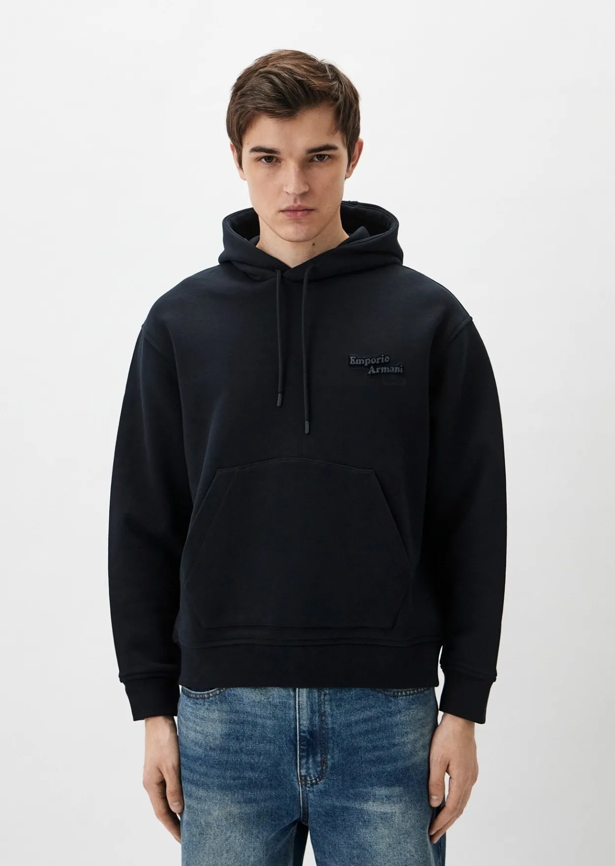 Худи Regular Fit для мужчин (477612), цвет Черный - №2