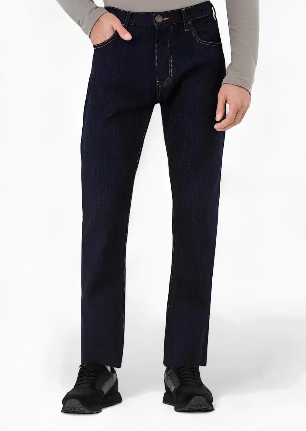 Джинси Regular Regular Fit Середня для чоловіків (477635), колір Синій - №2