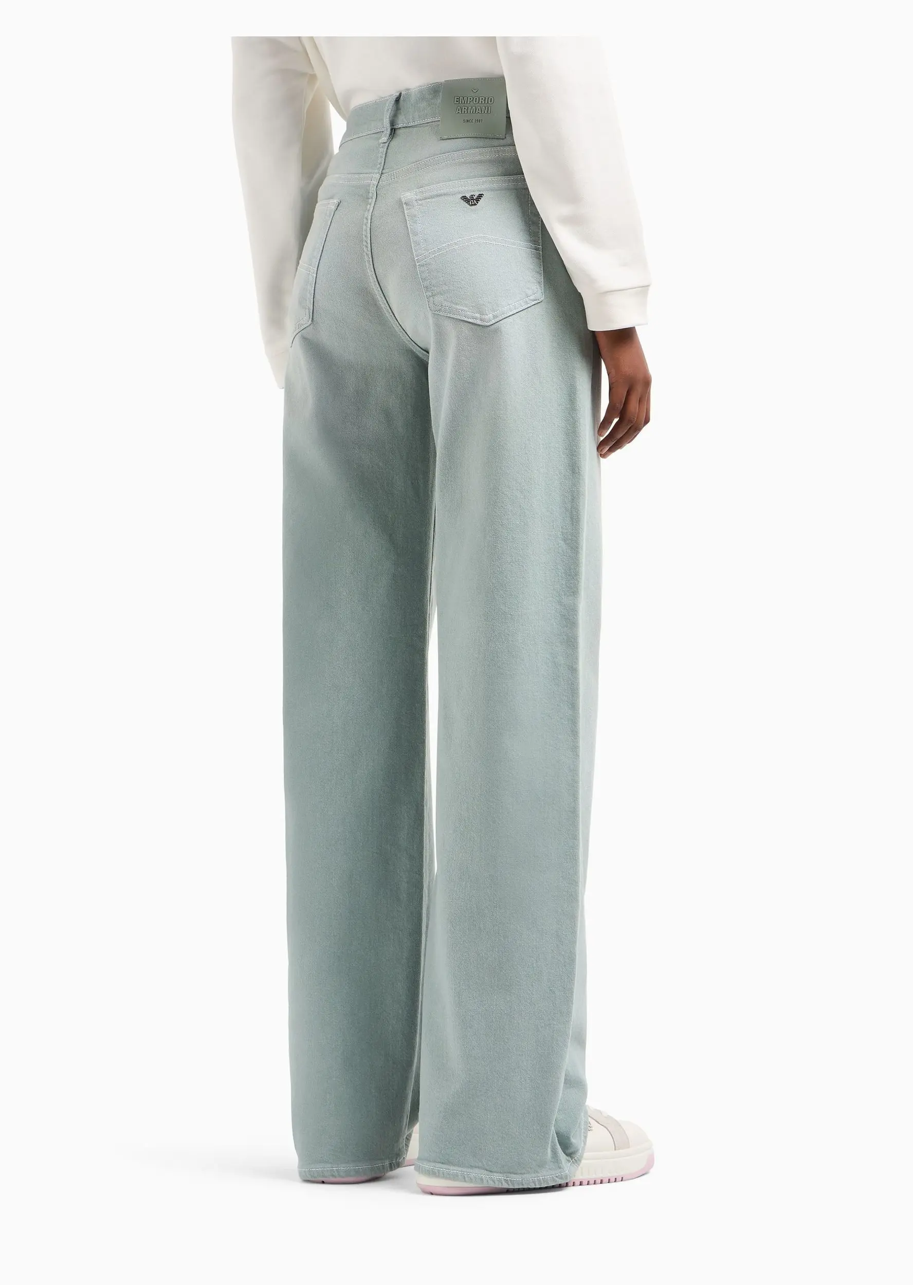 Джинсы Regular Regular Fit Средняя для женщин (477681), цвет Зеленый - №4