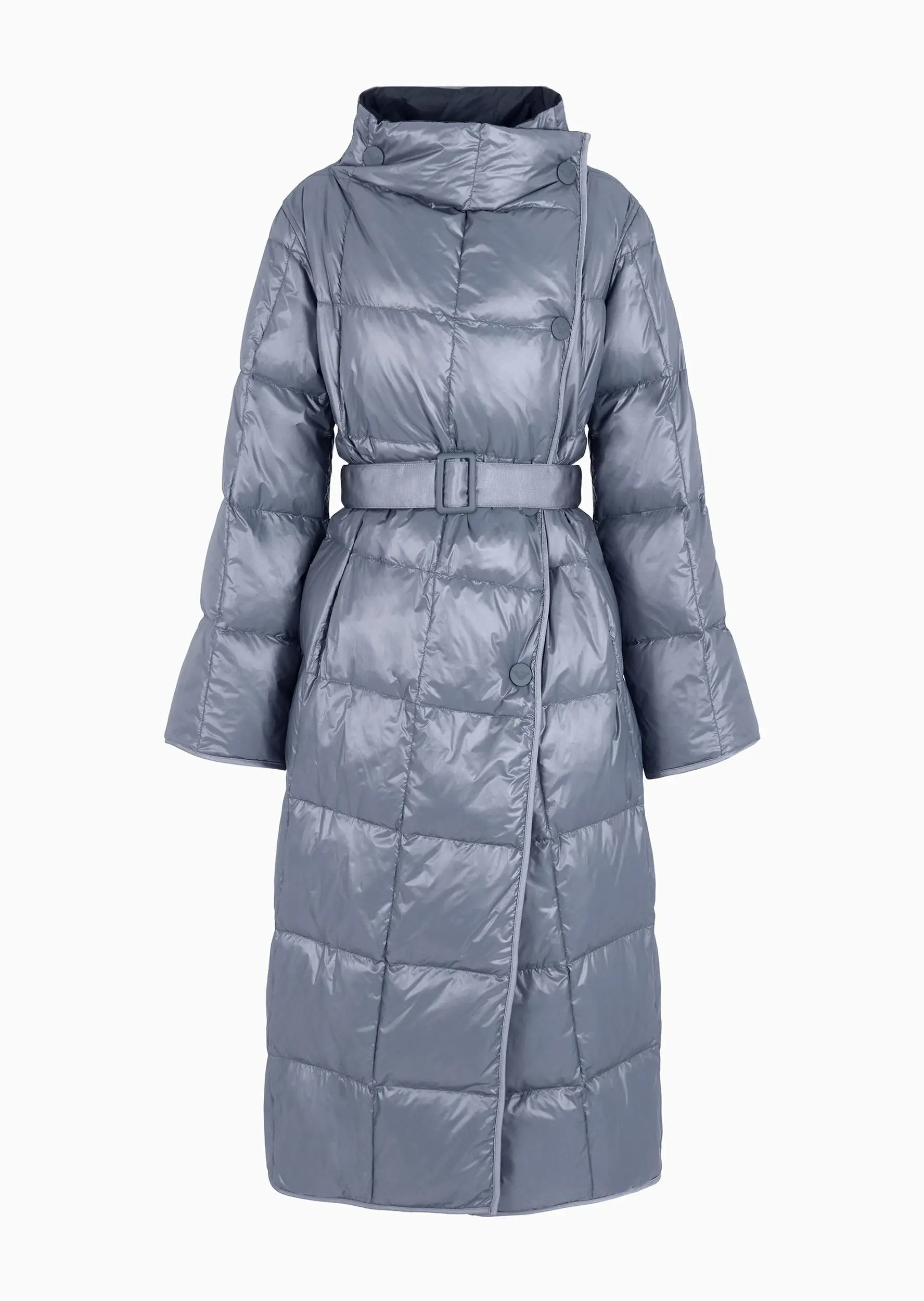 Пуховик Regular Fit для жінок (477686), колір Сірий - №1