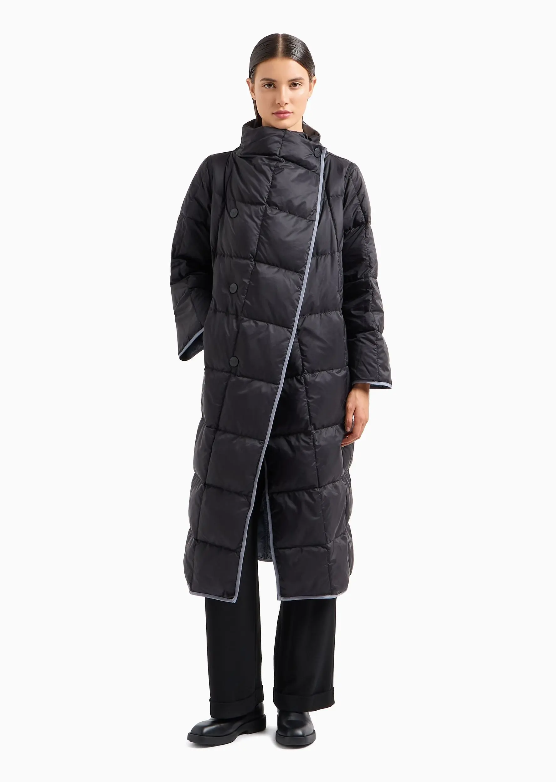 Пуховик Regular Fit для жінок (477686), колір Сірий - №5