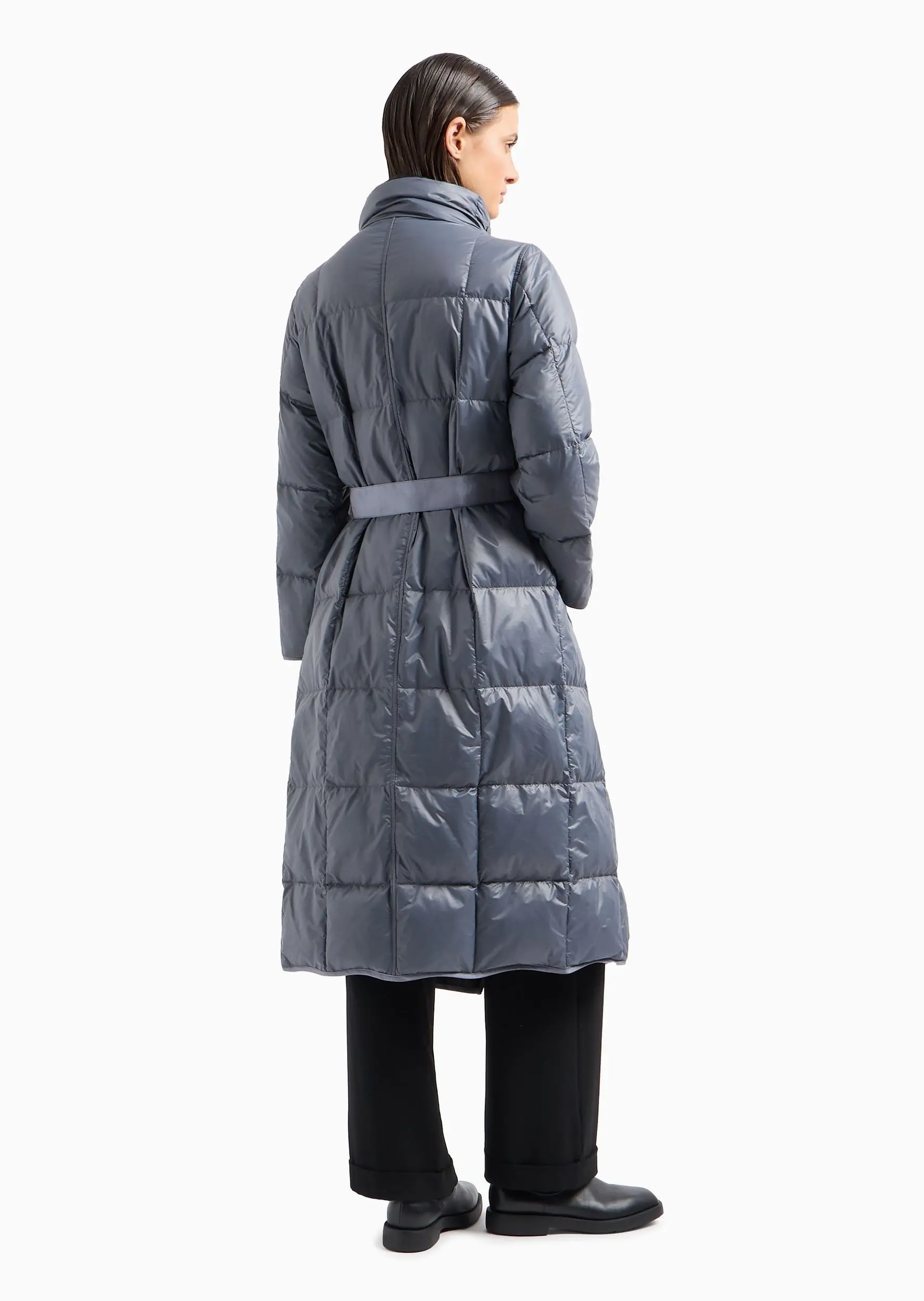 Пуховик Regular Fit для жінок (477686), колір Сірий - №6