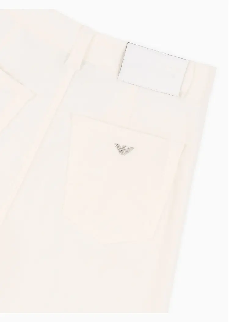 Брюки fashion Regular Fit Высокая для женщин (477705), цвет Белый - №5