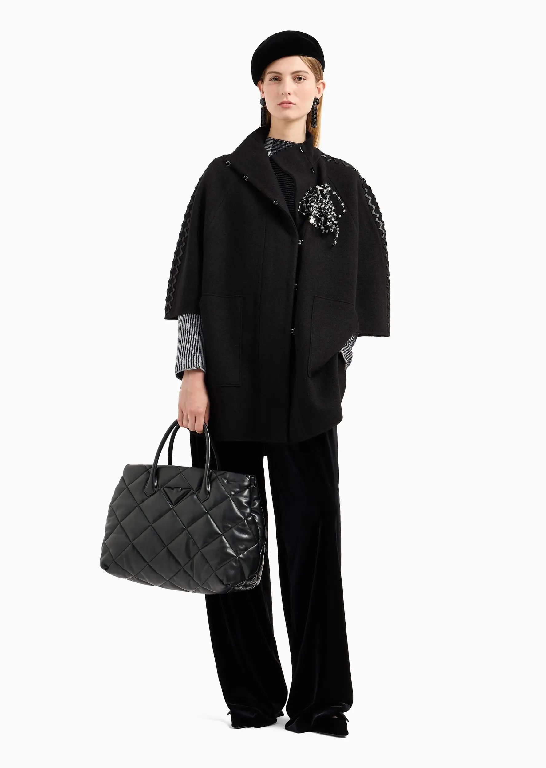 Пальто Relaxed Fit для жінок (477724), колір Чорний - №3