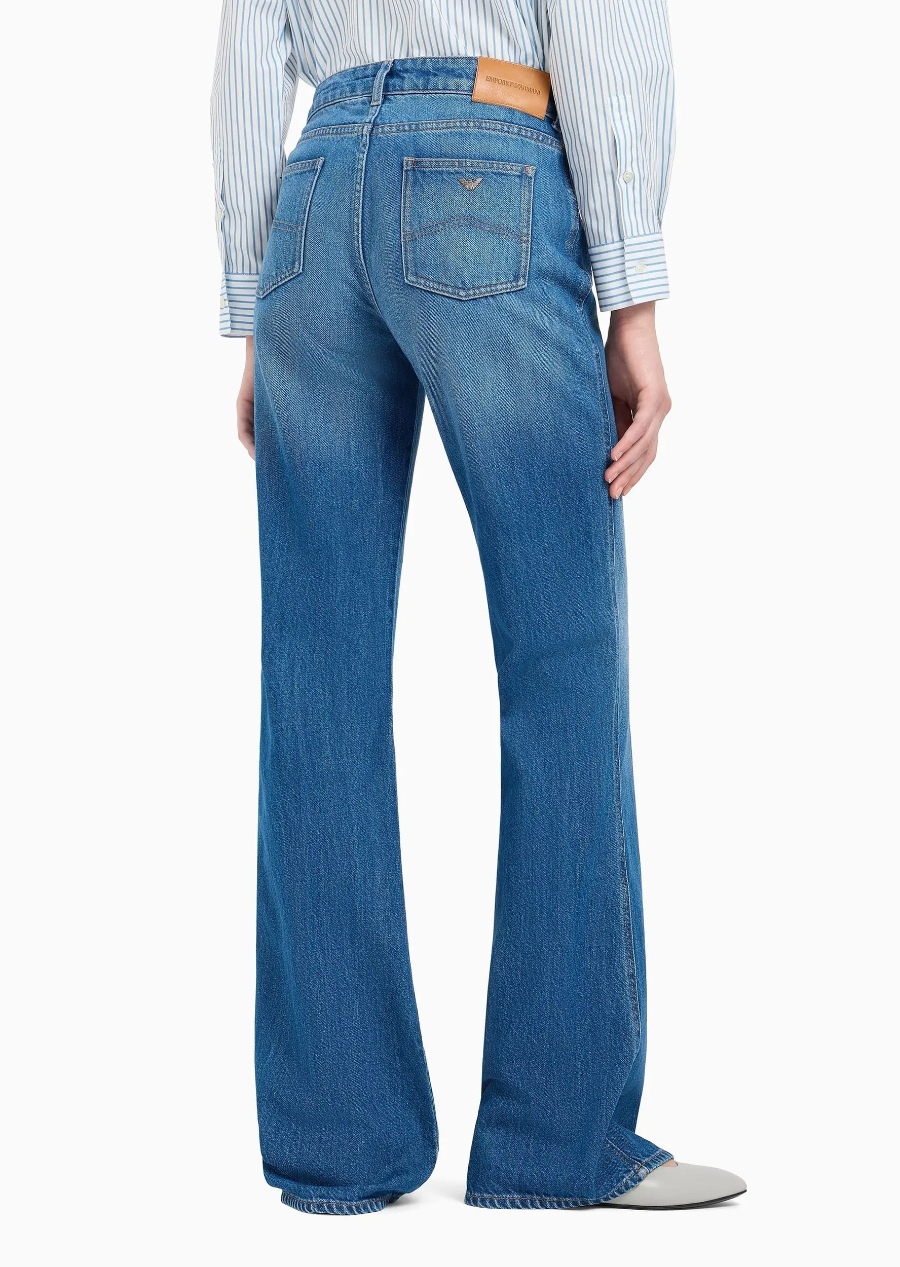 Джинсы Regular Regular Fit Средняя для женщин (477725), цвет Синий - №4