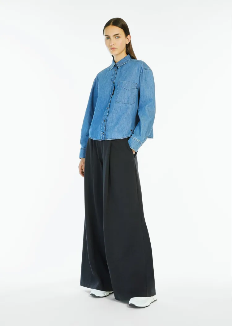 Брюки fashion Relaxed Fit Висока для жінок (477886), колір Чорний - №2