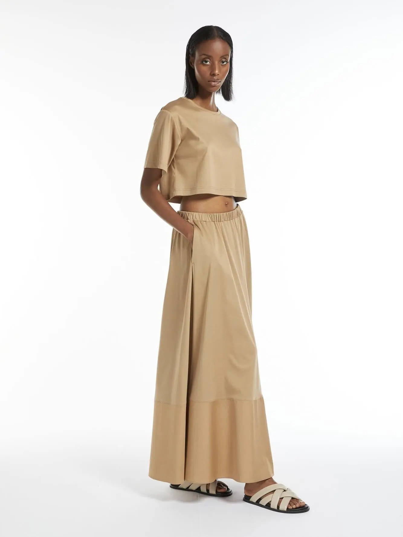 Спідниця максі Relaxed Fit для жінок (478538), колір Коричневий - №2