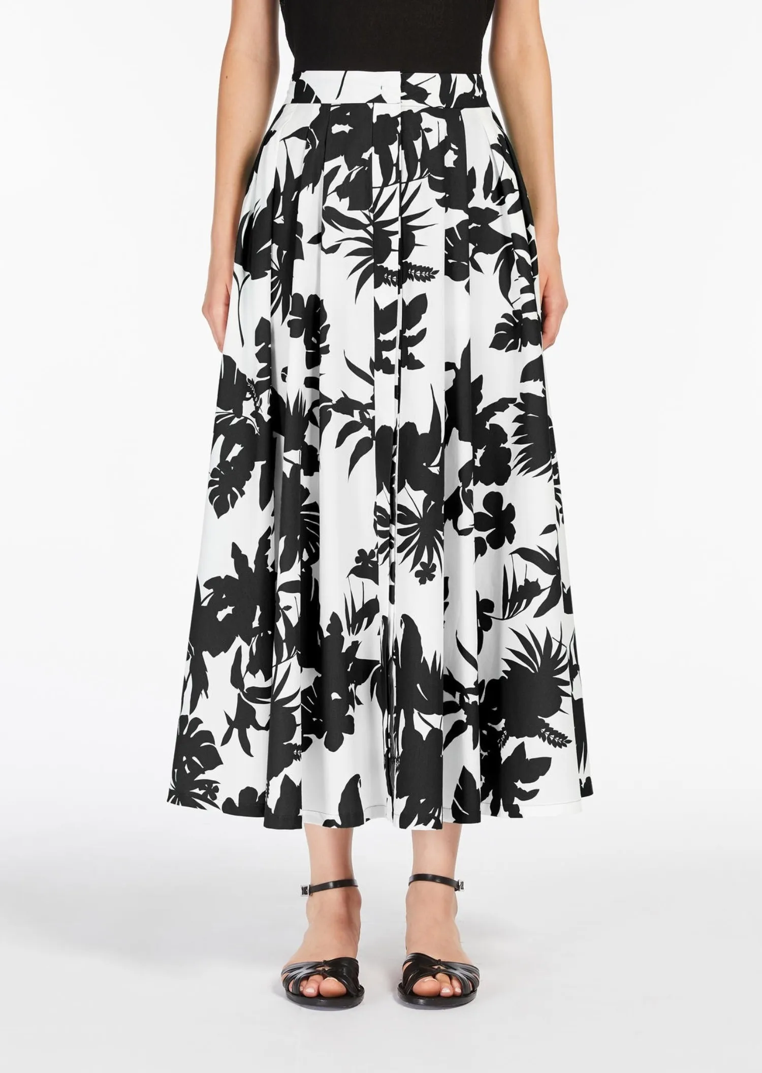 Юбка макси Relaxed Fit для женщин (478566), цвет Черный - №2