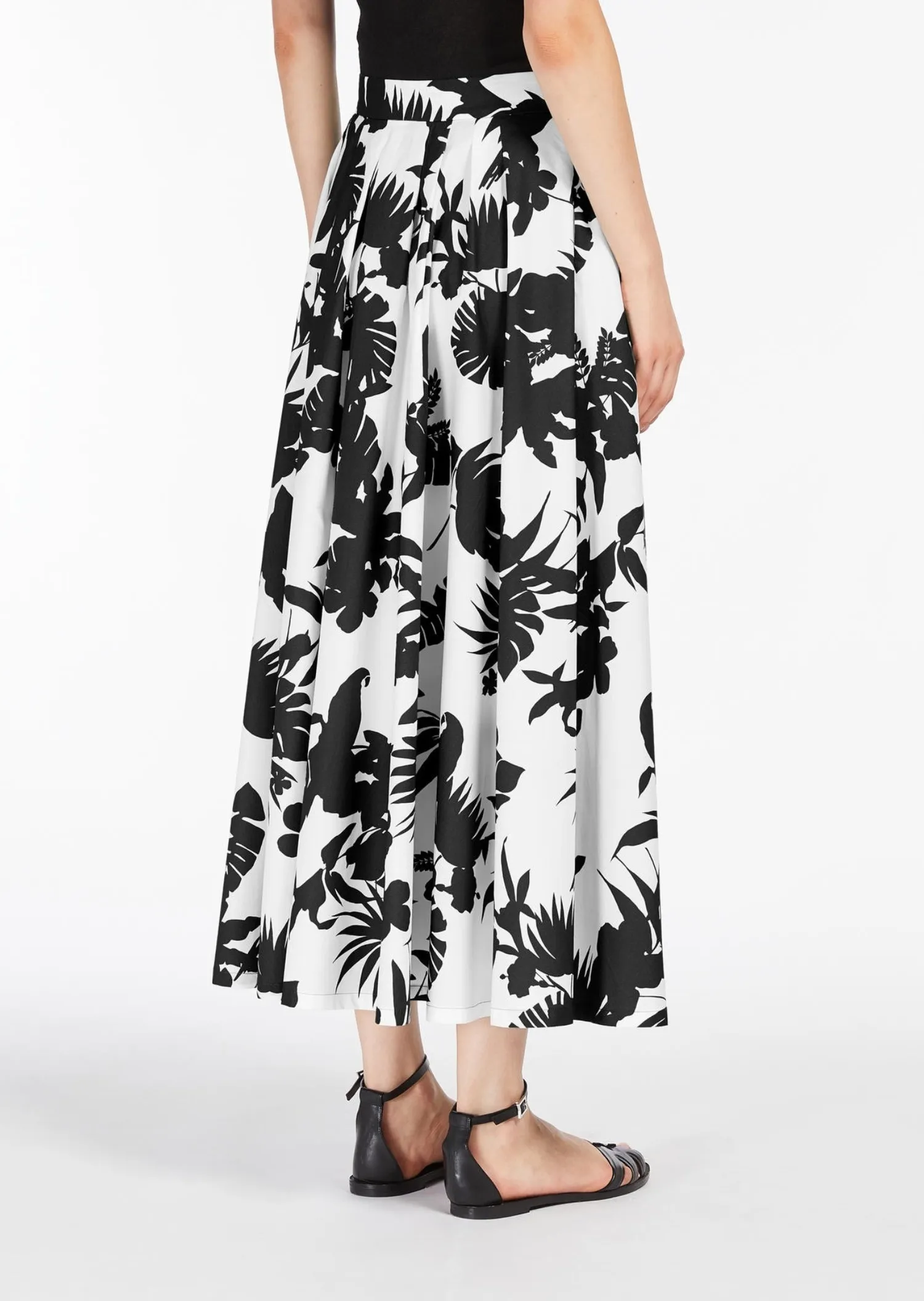 Юбка макси Relaxed Fit для женщин (478566), цвет Черный - №3