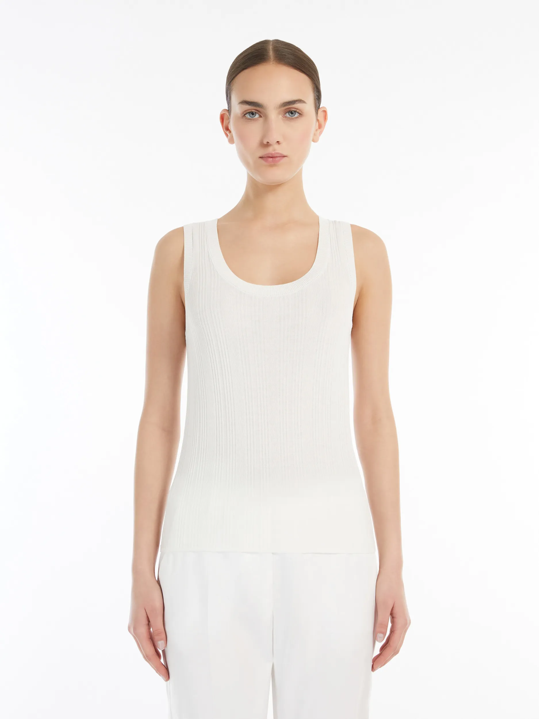 Майка Slim Fit для женщин (478575), цвет Белый - №2