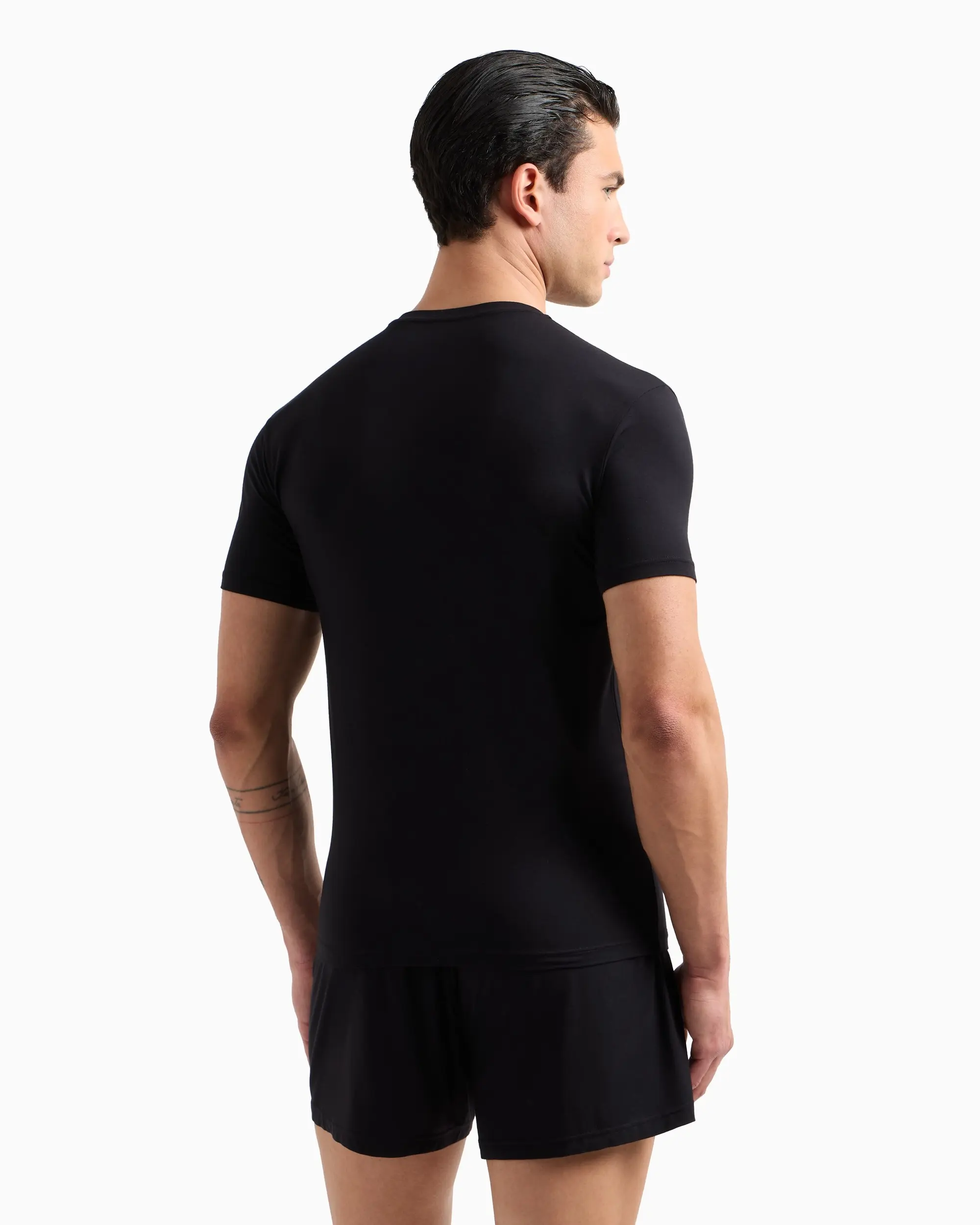 Футболка Slim Fit для мужчин (478816), цвет Черный - №3