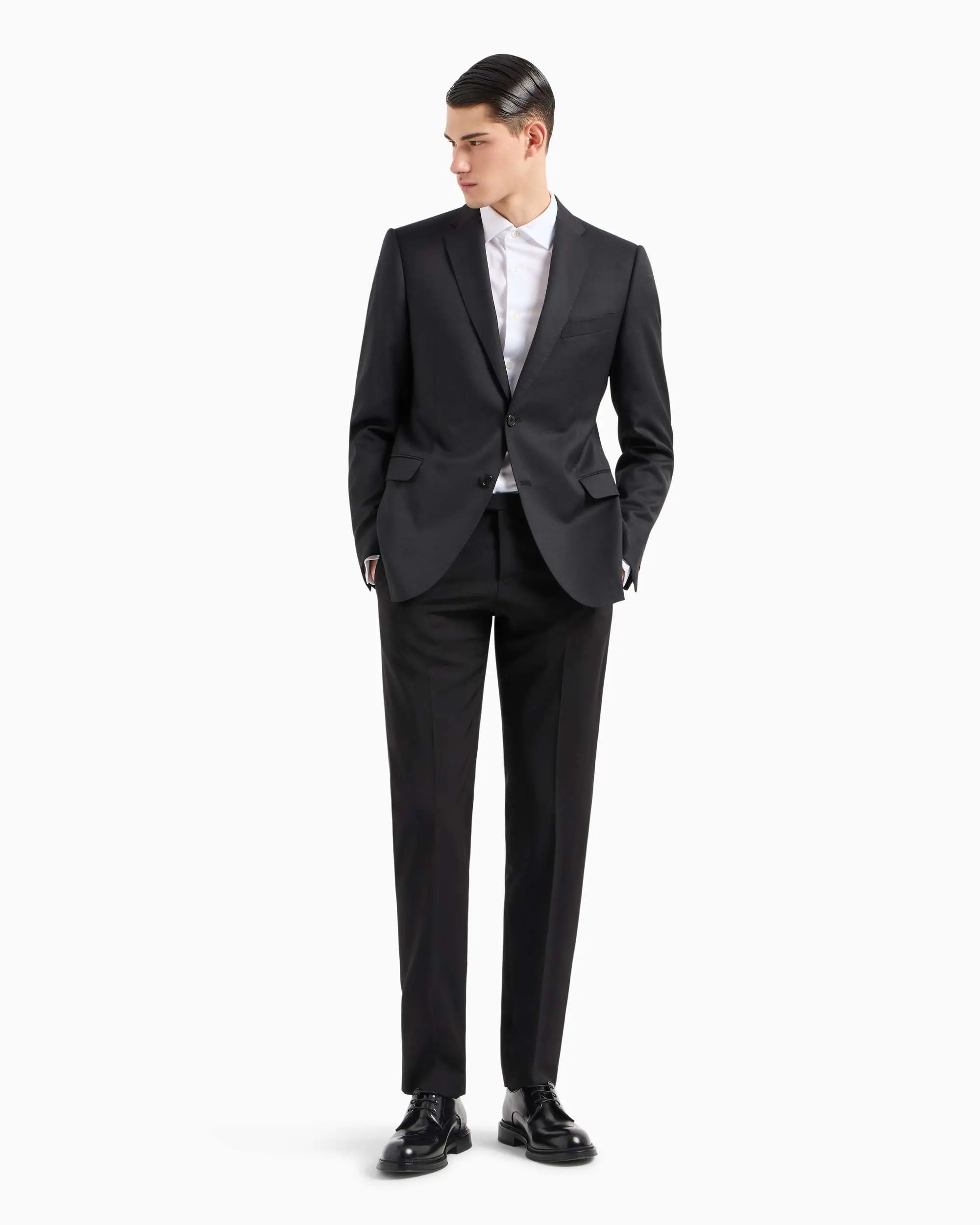 сорочка ділова Slim Fit для чоловіків (478937), колір Білий - №3
