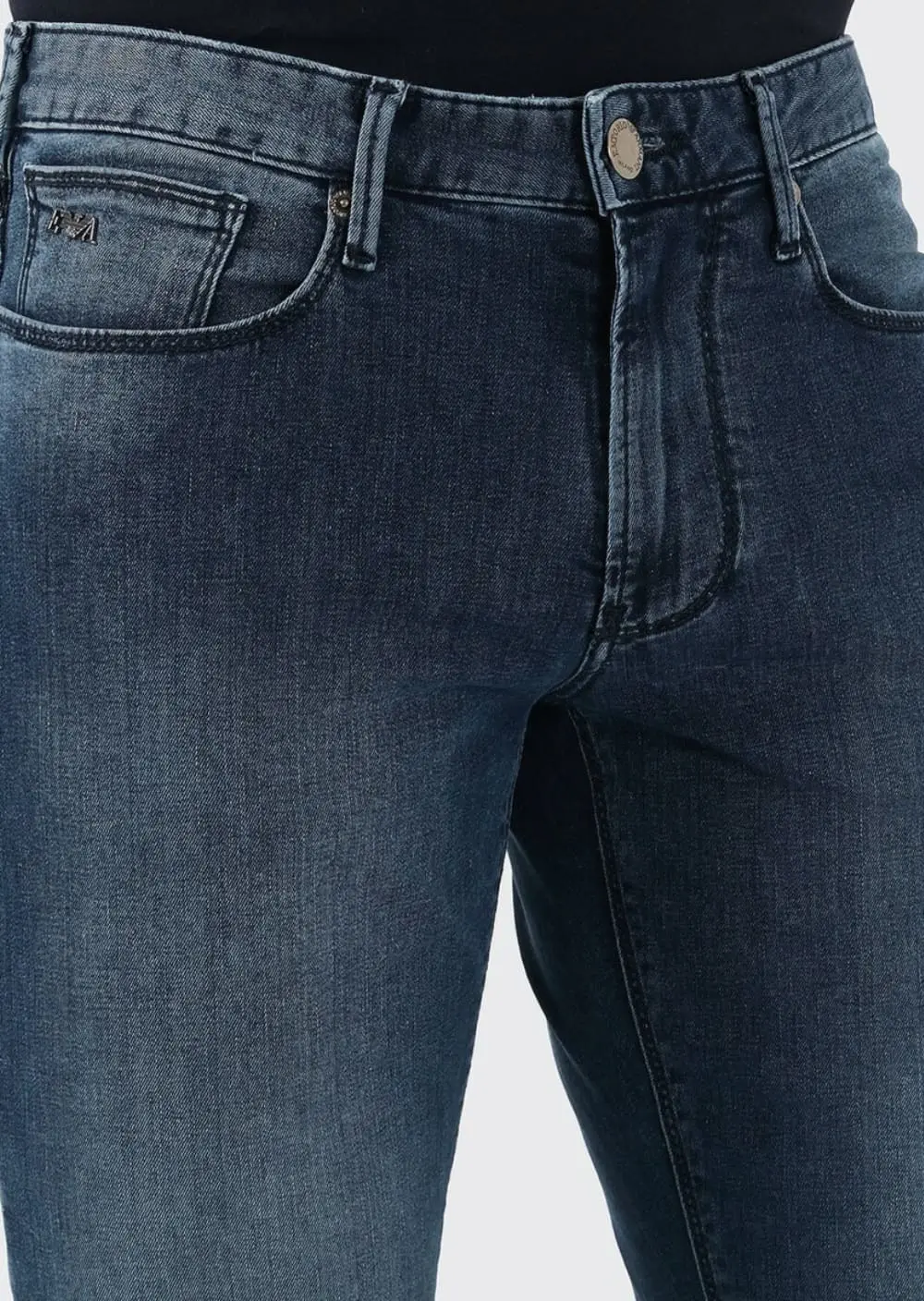 Джинсы Slim Slim Fit Низкая для мужчин (478970), цвет Синий - №4