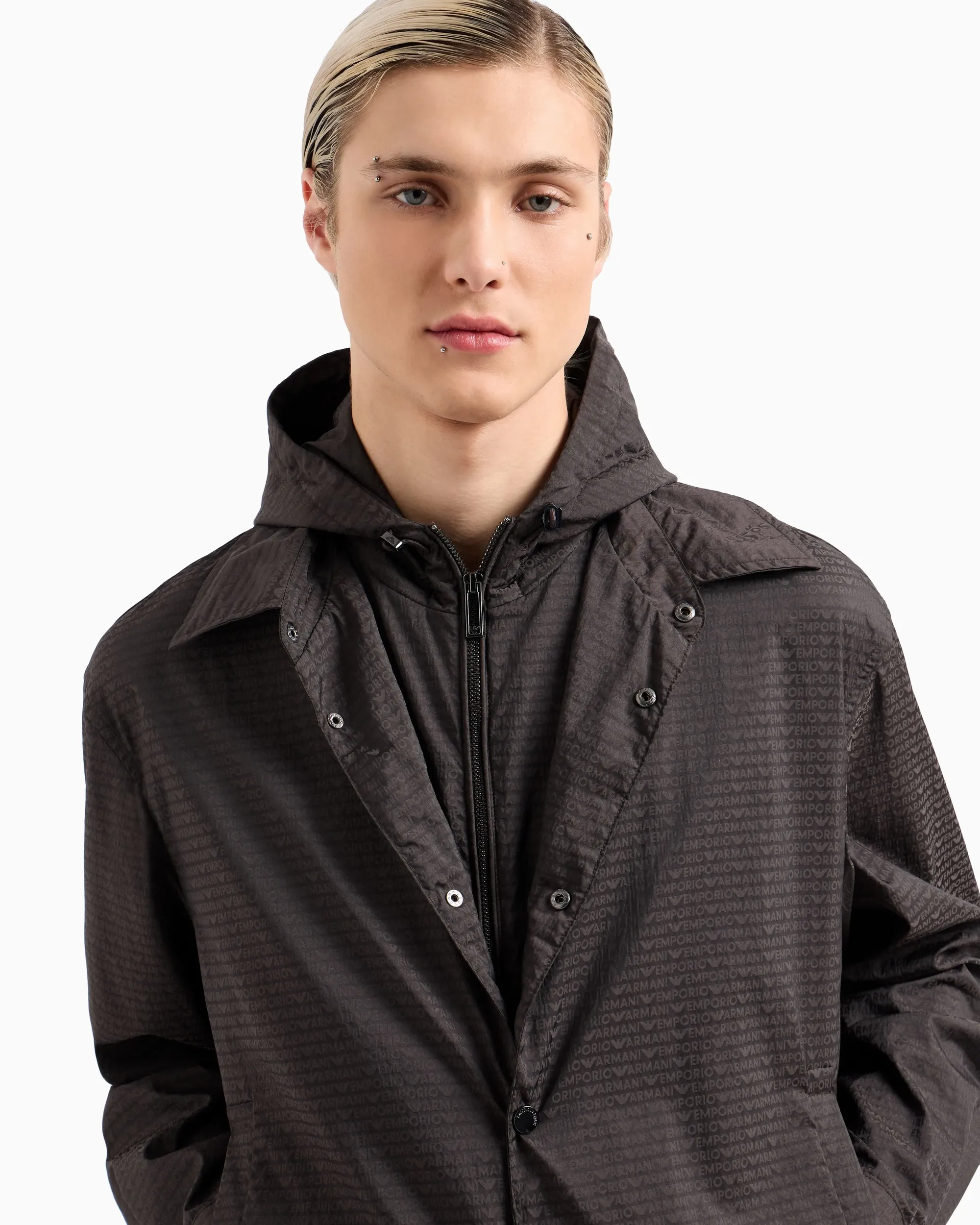 Ветровка Regular Fit для мужчин (478995), цвет Черный - №5