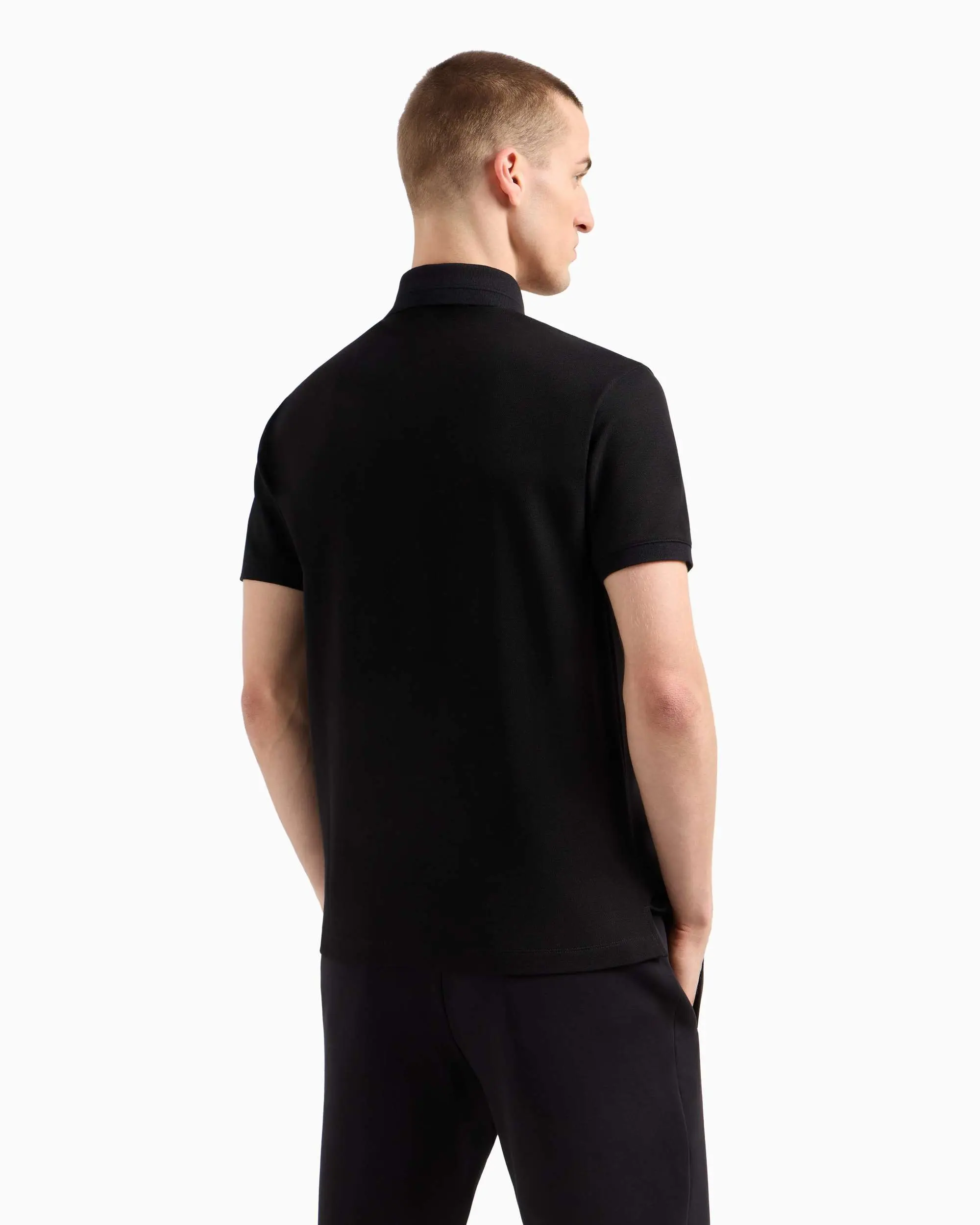 Поло Regular Fit для чоловіків (479026), колір Чорний - №4