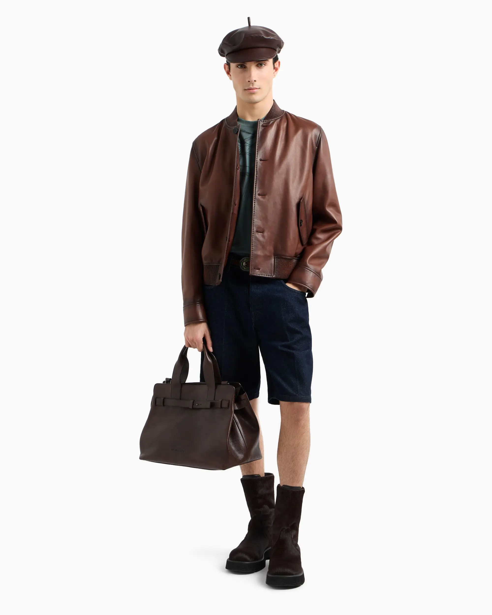 Шорти джинсові Regular Fit для чоловіків (479062), колір Синій - №3
