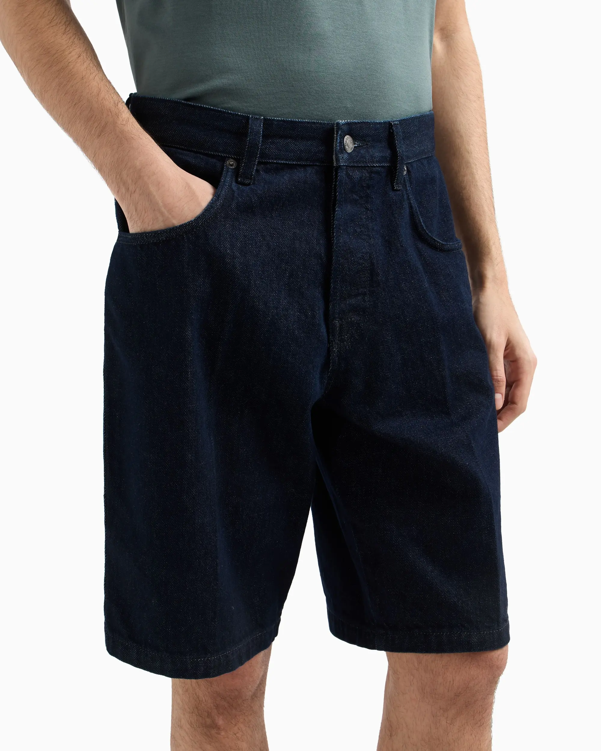 Шорти джинсові Regular Fit для чоловіків (479062), колір Синій - №5