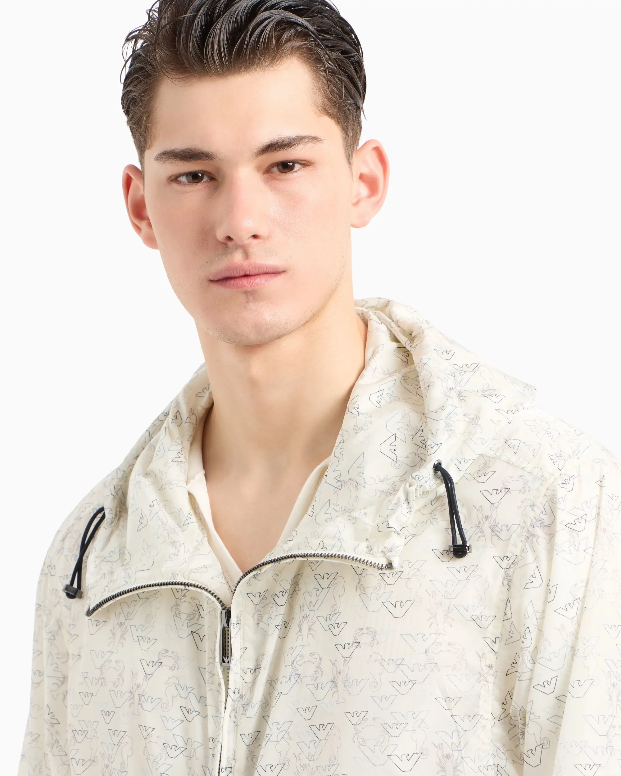 Ветровка Regular Fit для мужчин (479064), цвет Молочный - №5