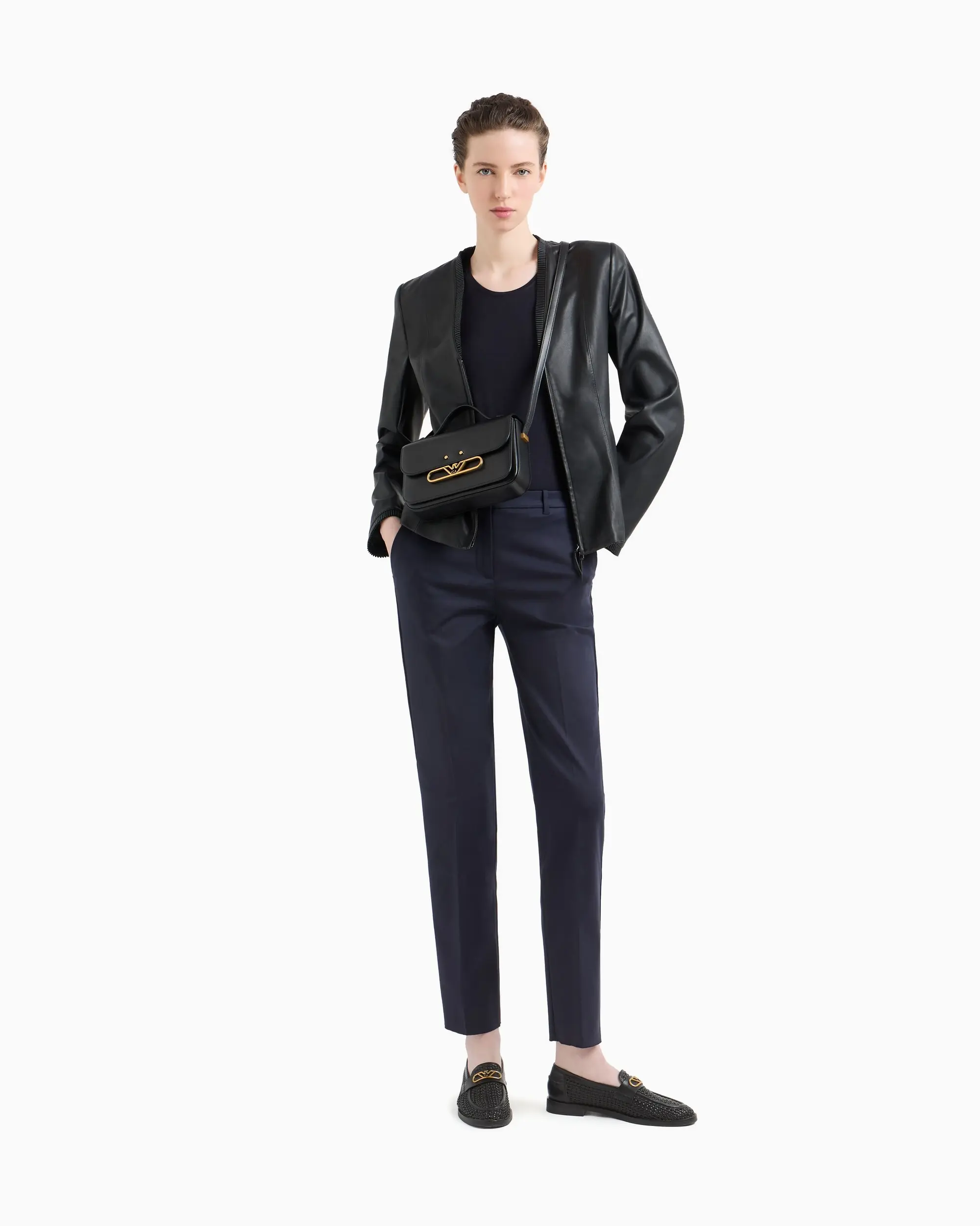 Брюки повсякденні Slim Fit Середня для жінок (479151), колір Синій - №2