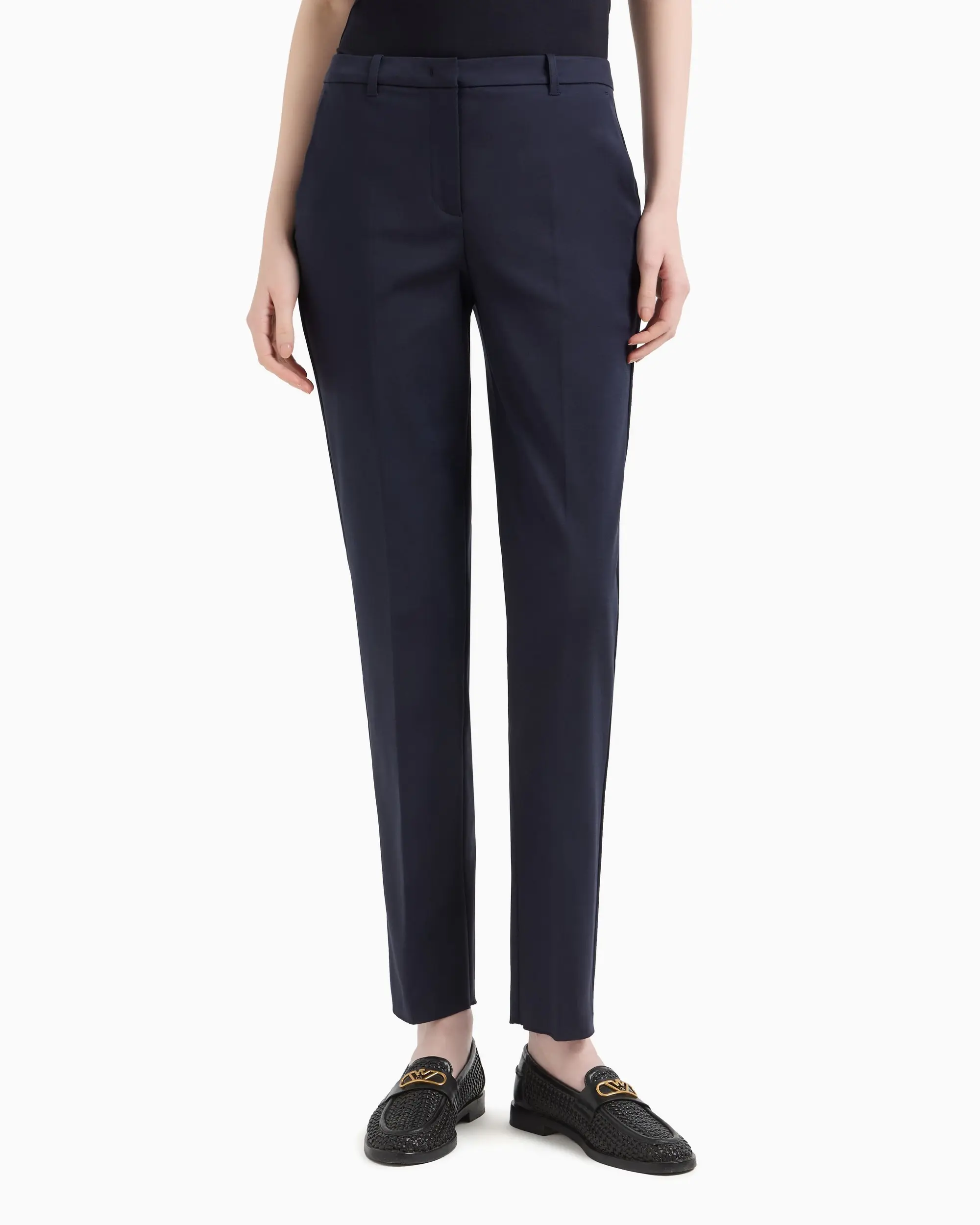 Брюки повсякденні Slim Fit Середня для жінок (479151), колір Синій - №3
