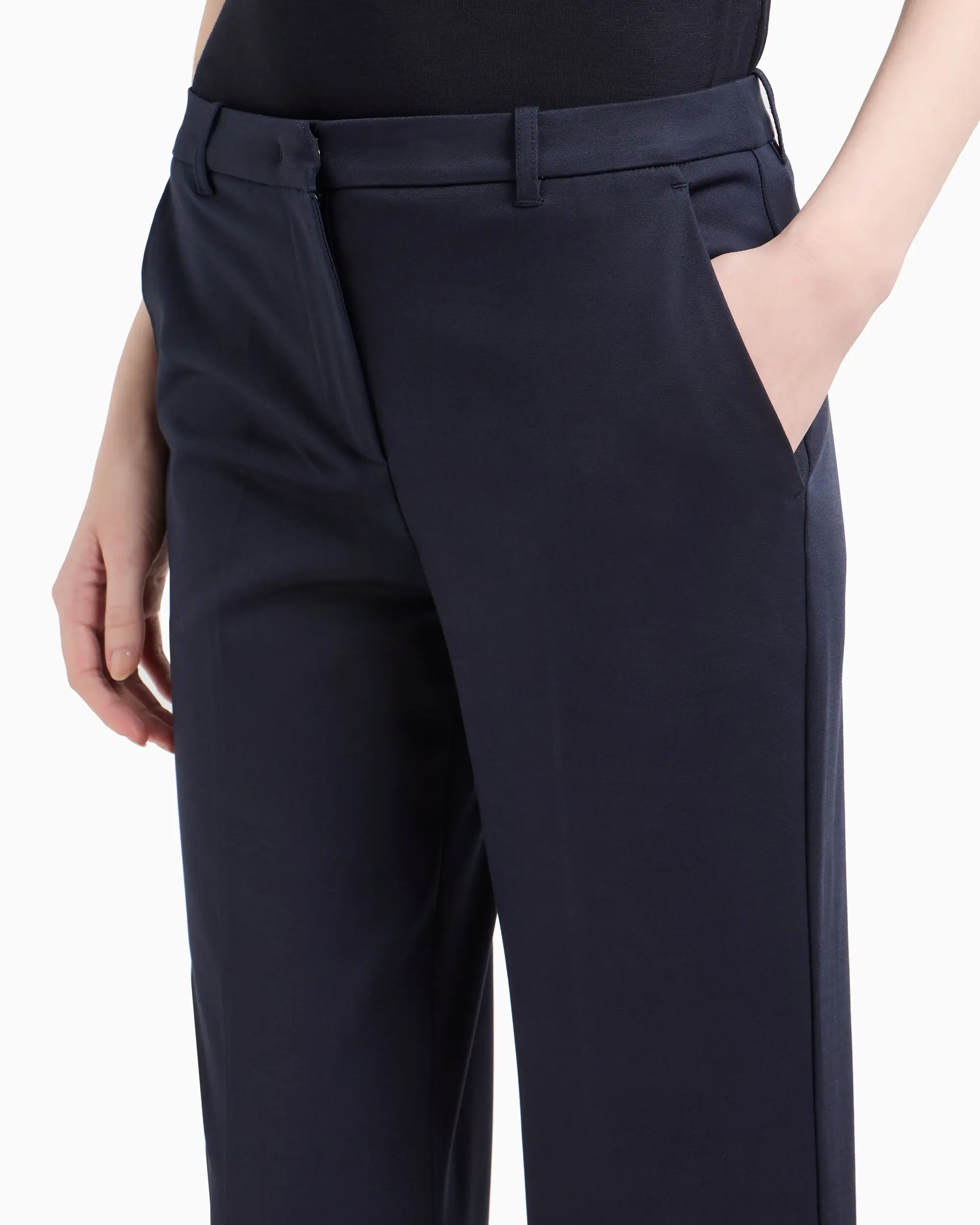 Брюки повсякденні Slim Fit Середня для жінок (479151), колір Синій - №5