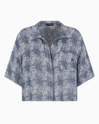 Блуза з коротким рукавом Relaxed Fit