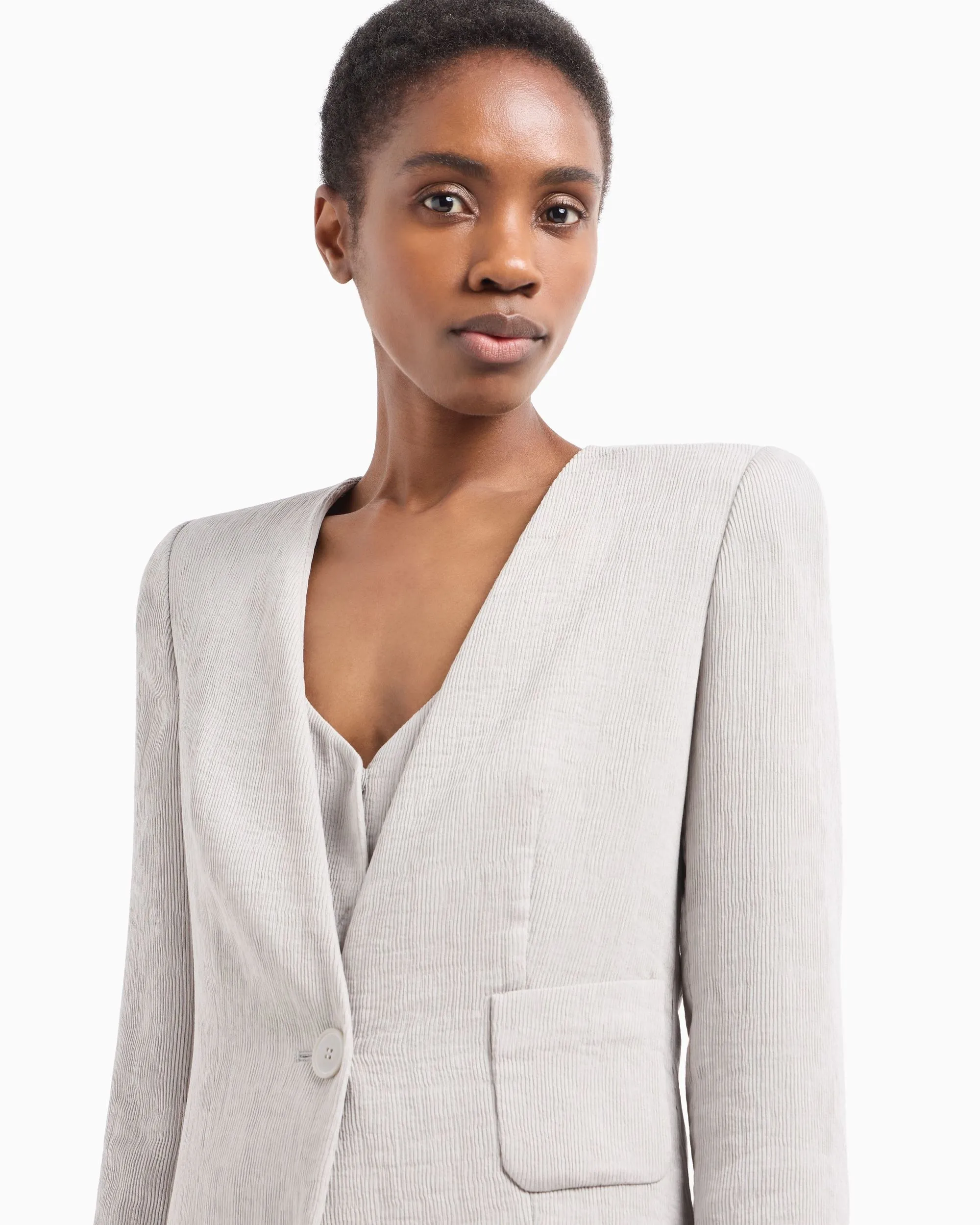 Жакет Slim Fit для женщин (479173), цвет Серый - №6