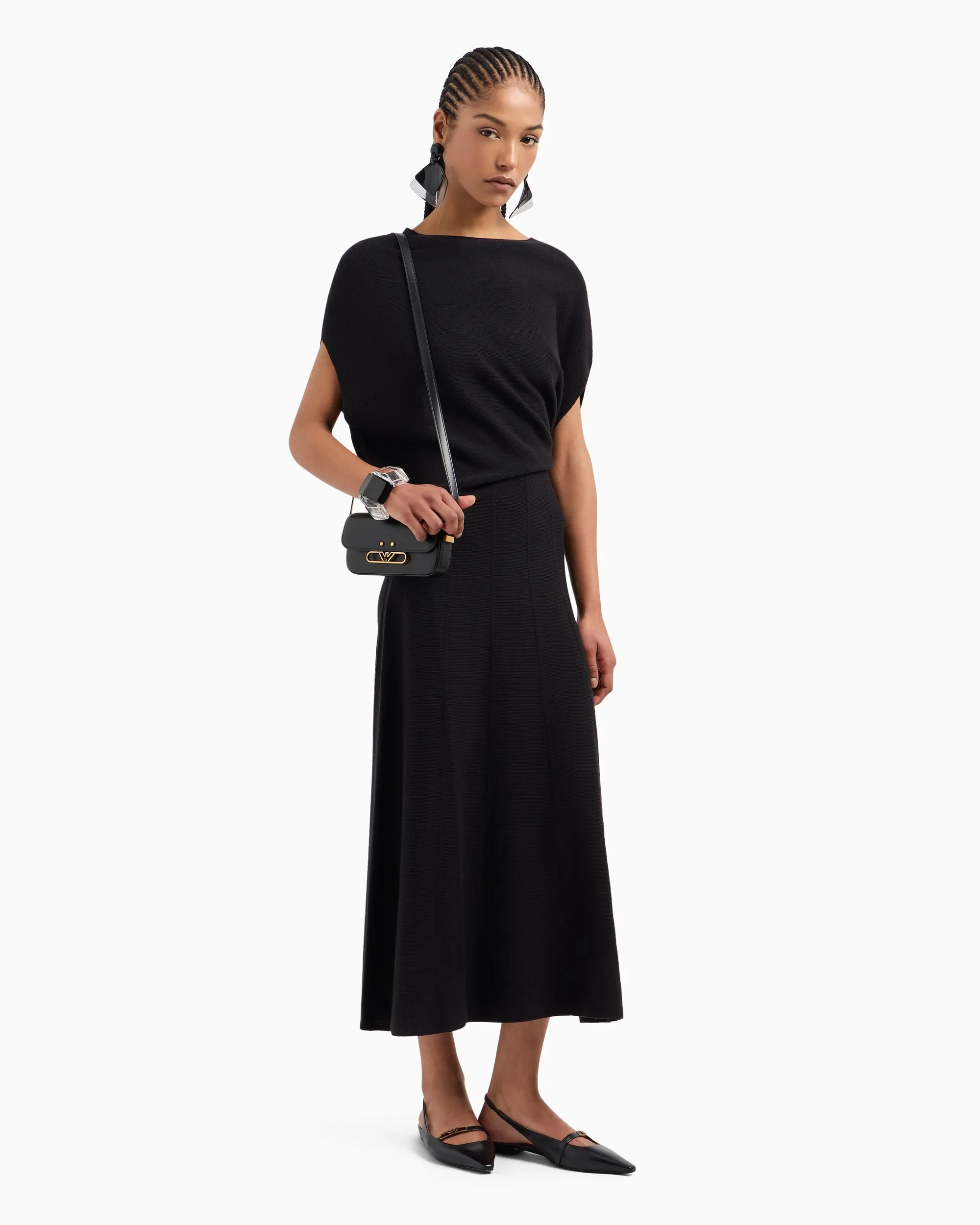 Сукні максі Extra Slim Fit для жінок (479176), колір Чорний - №3