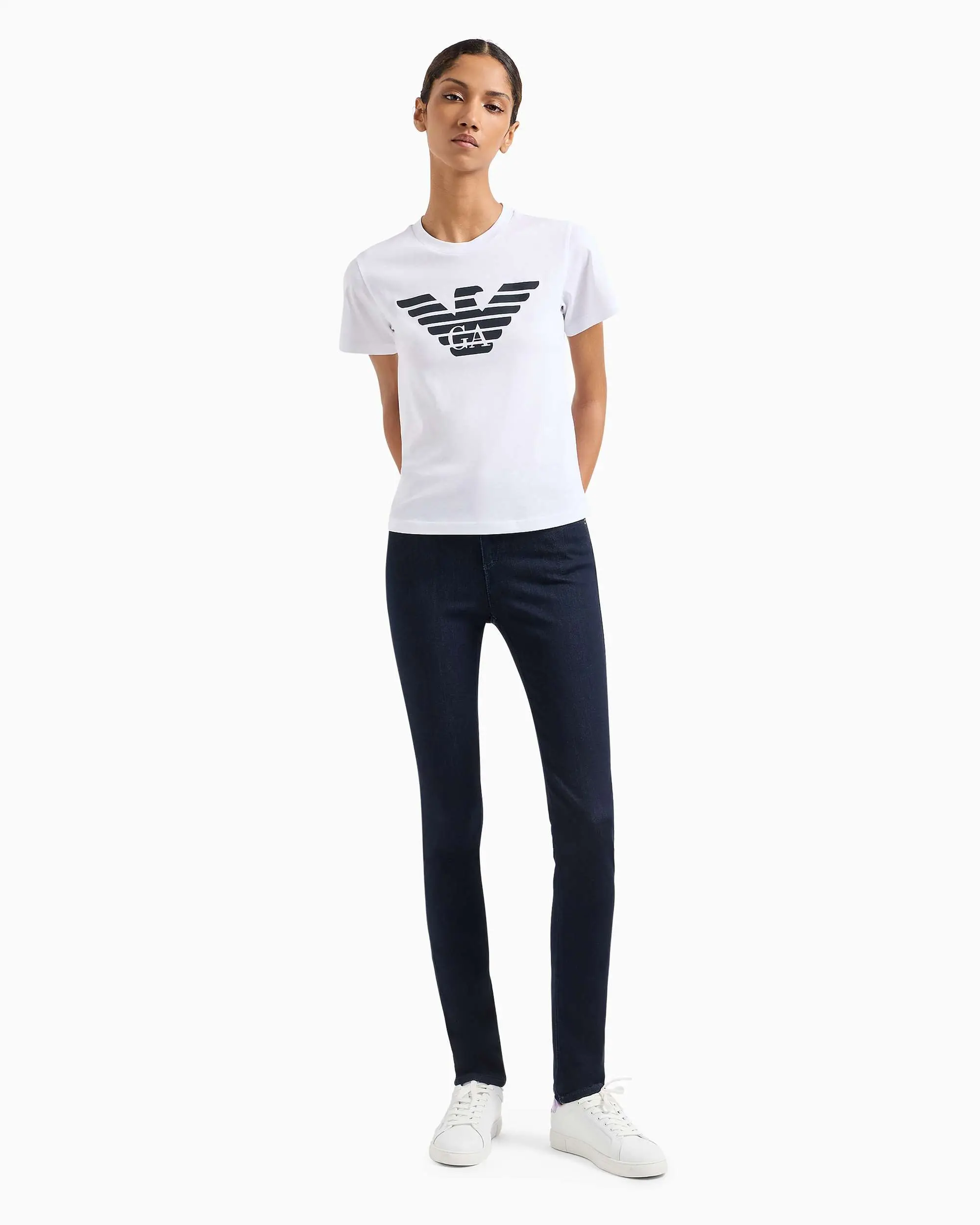 Футболка Slim Fit для жінок (479193), колір Білий - №3