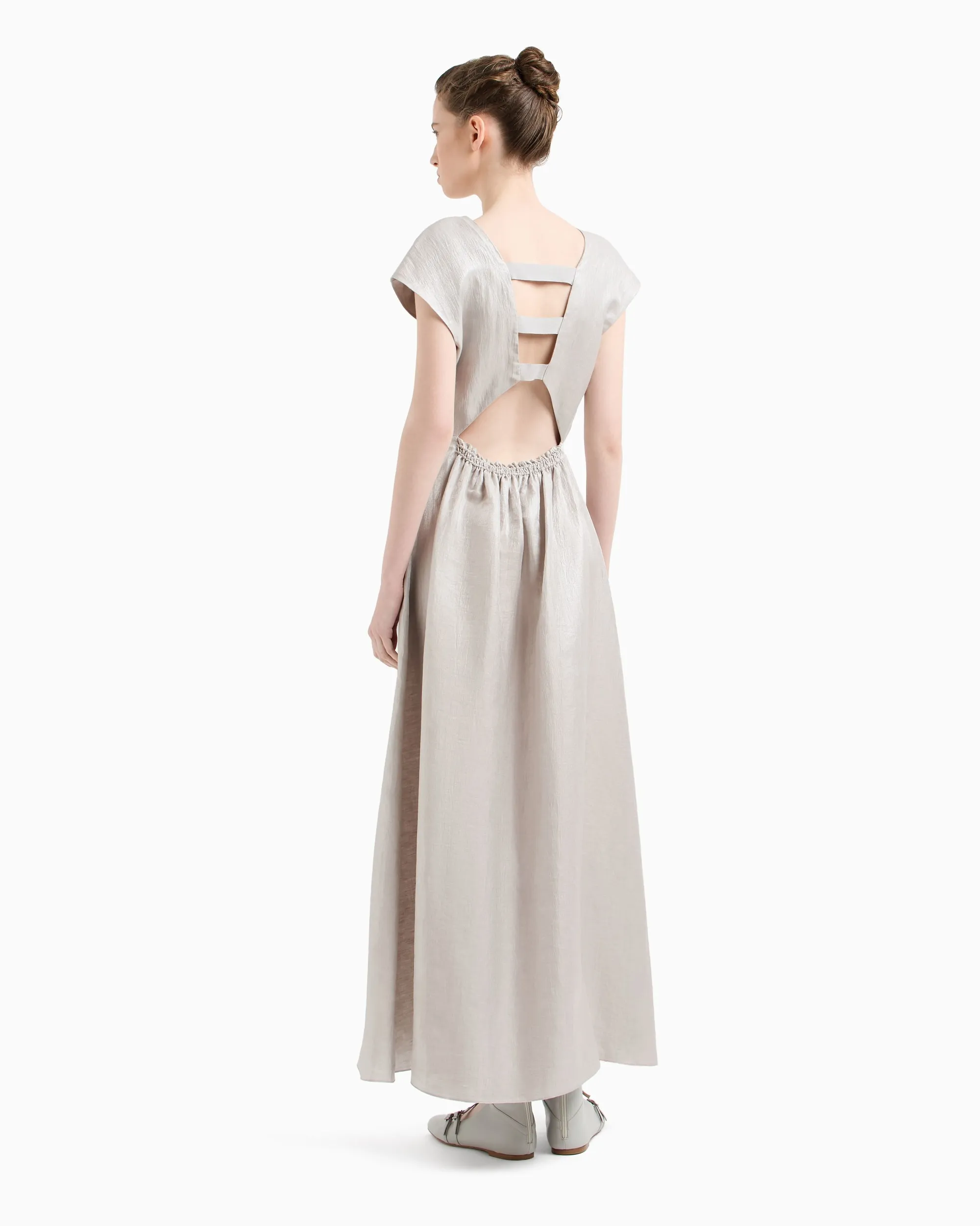 Платья макси Slim Fit для женщин (479195), цвет Серый - №3