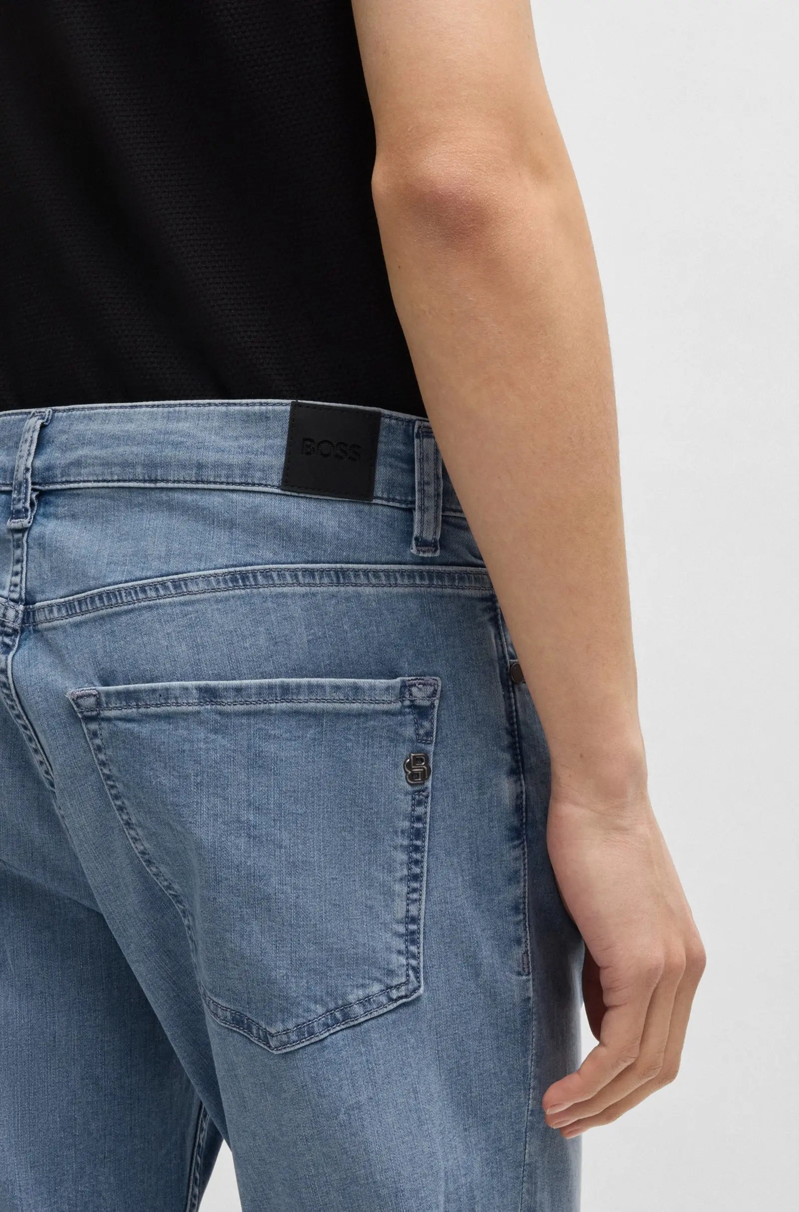 Джинси Regular Regular Fit для чоловіків (479373), колір Синій - №5