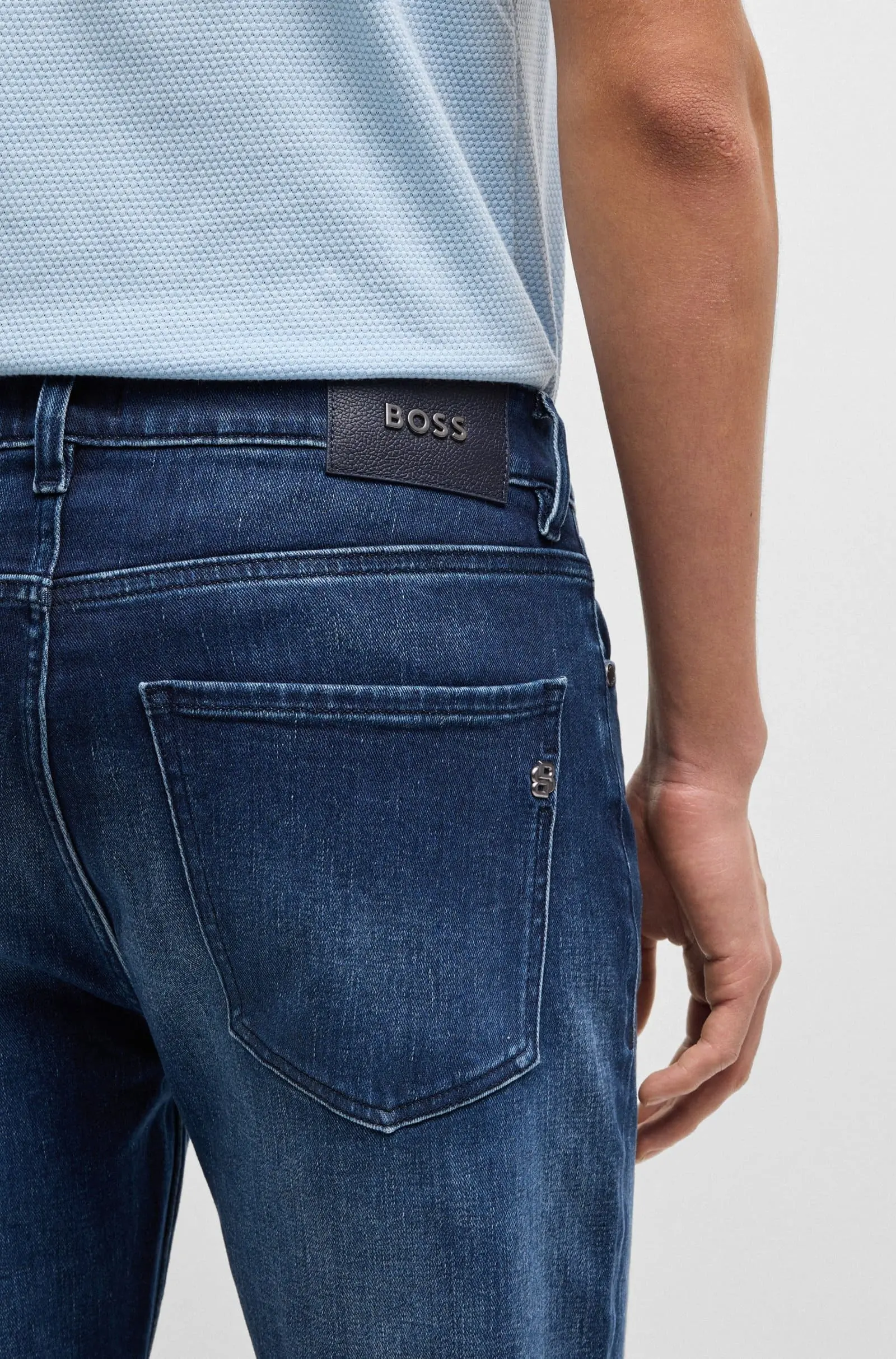Джинсы Slim Slim Fit Средняя для мужчин (479385), цвет Синий - №5