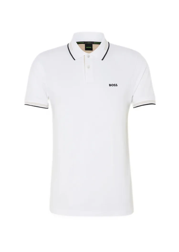 Поло Slim Fit для мужчин (479484), цвет Белый - №1