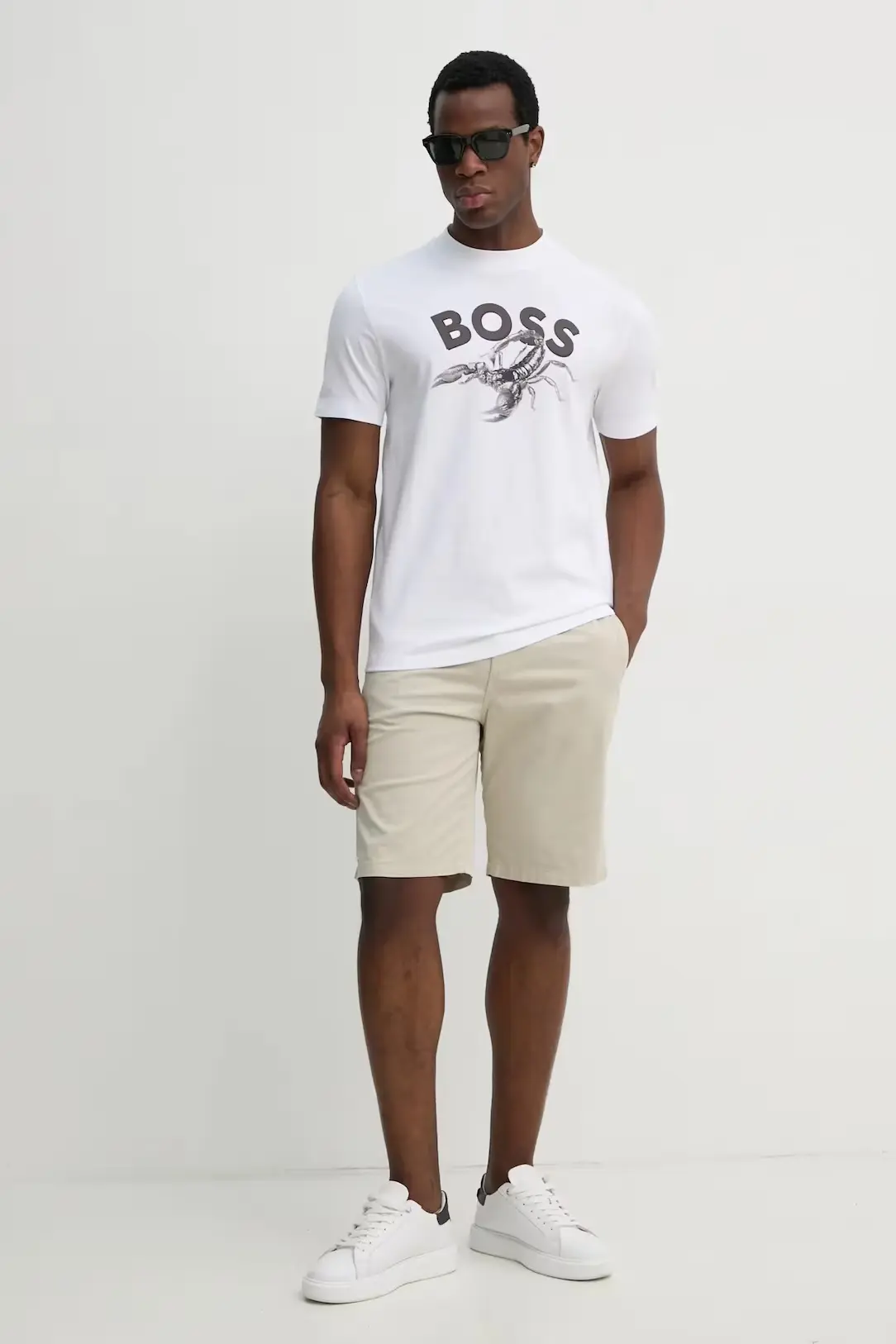 Шорты Slim Fit для мужчин (479566), цвет Бежевый - №3