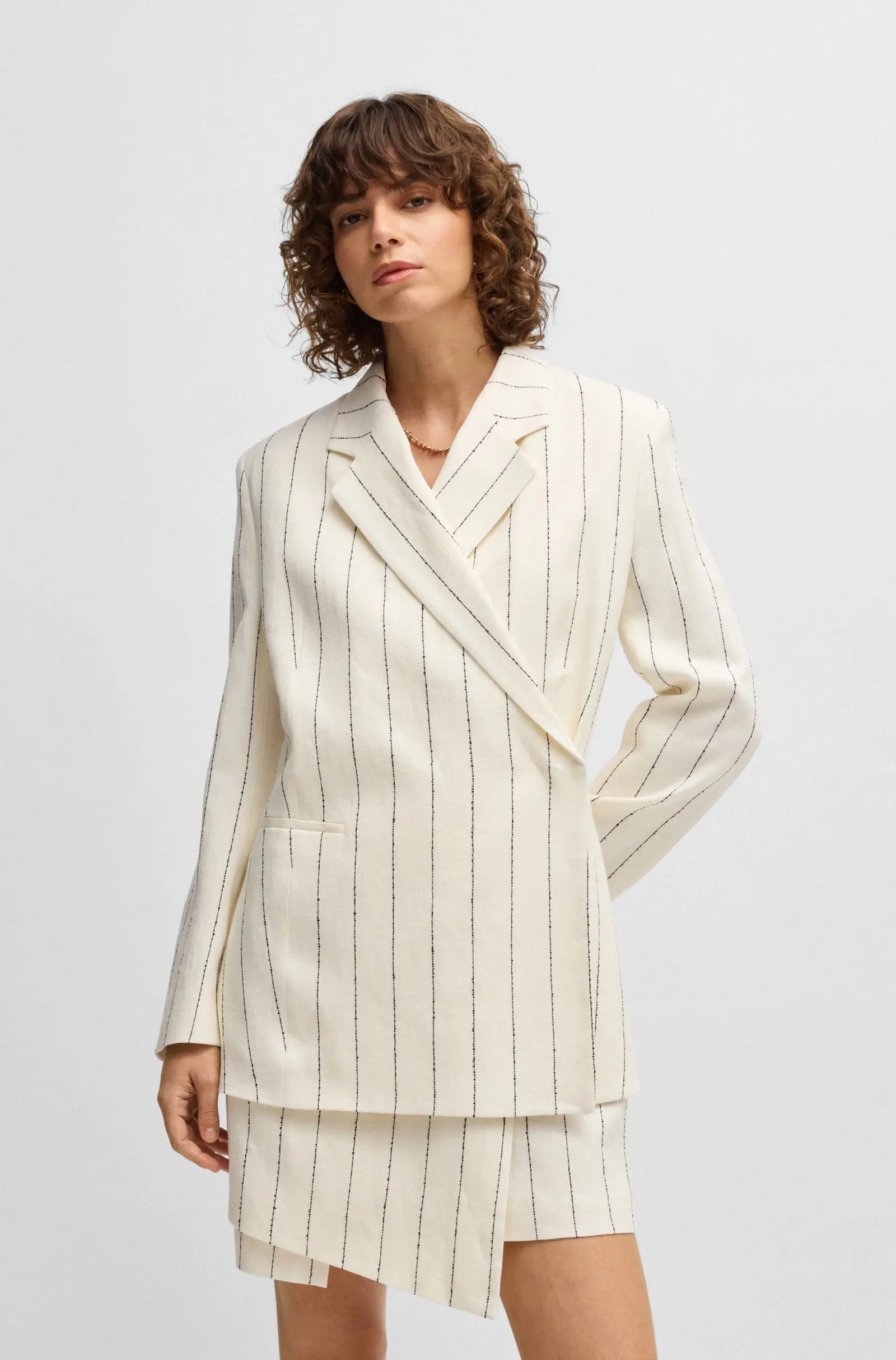 Жакет Relaxed Fit для жінок (479650), колір Молочний - №2