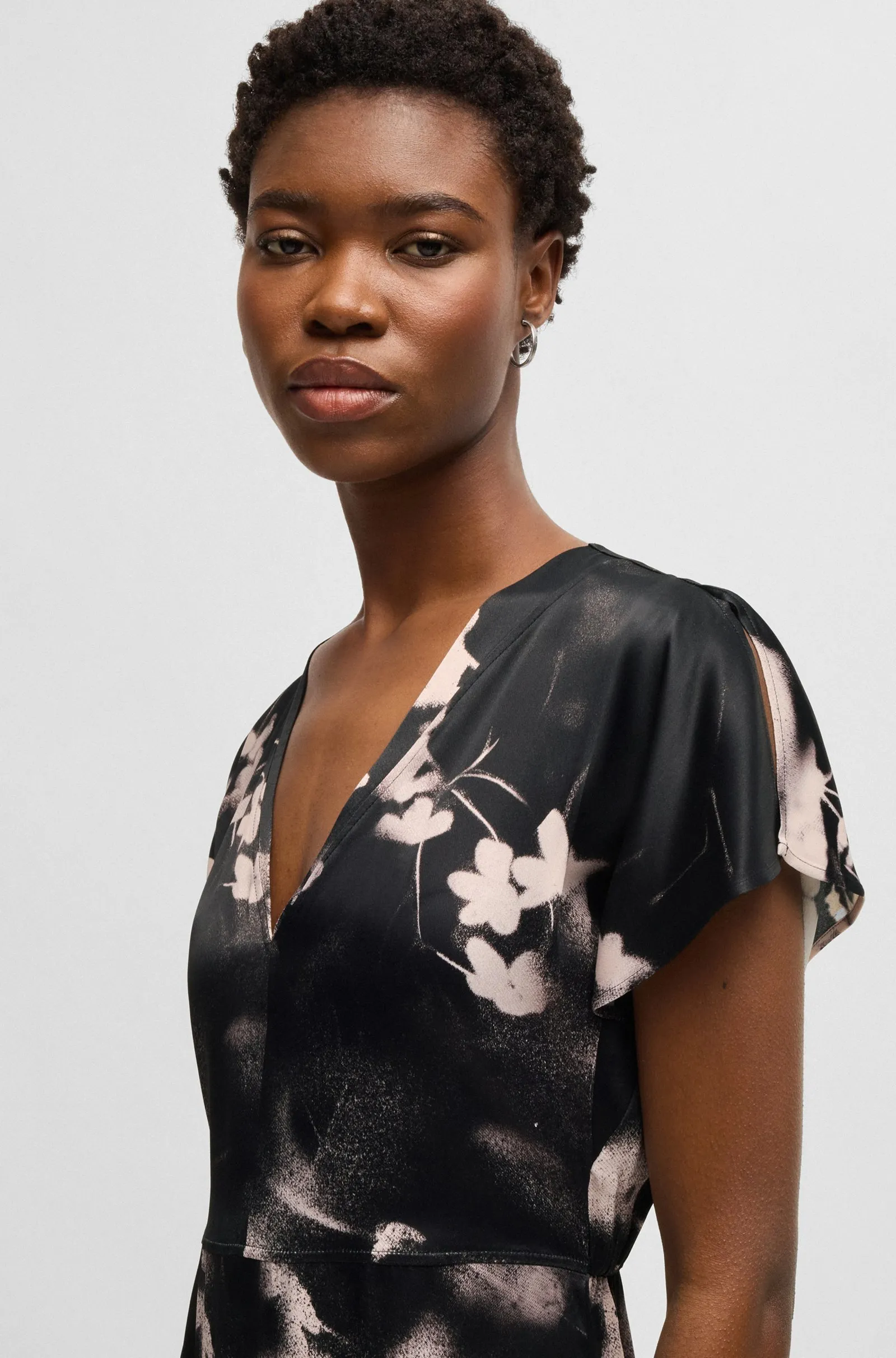 Сукні міді Regular Fit для жінок (479666), колір Рожевий - №6