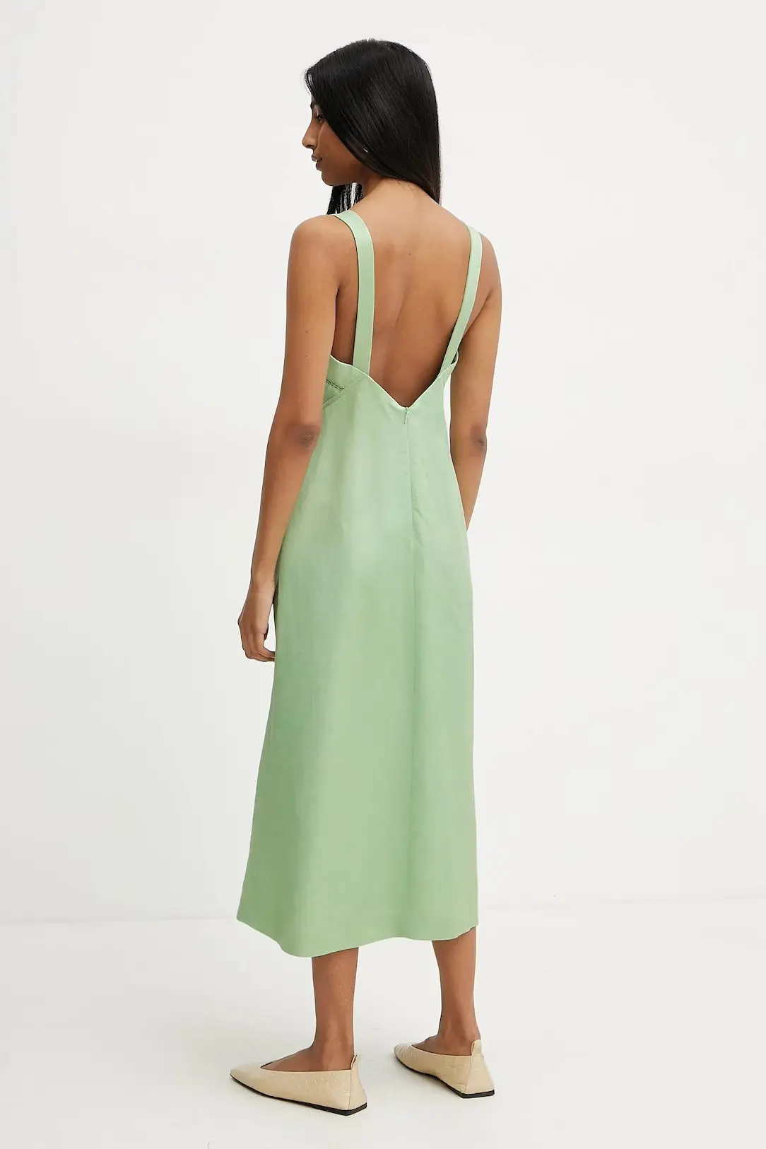 Сарафан Slim Fit для женщин (479669), цвет Зеленый - №3