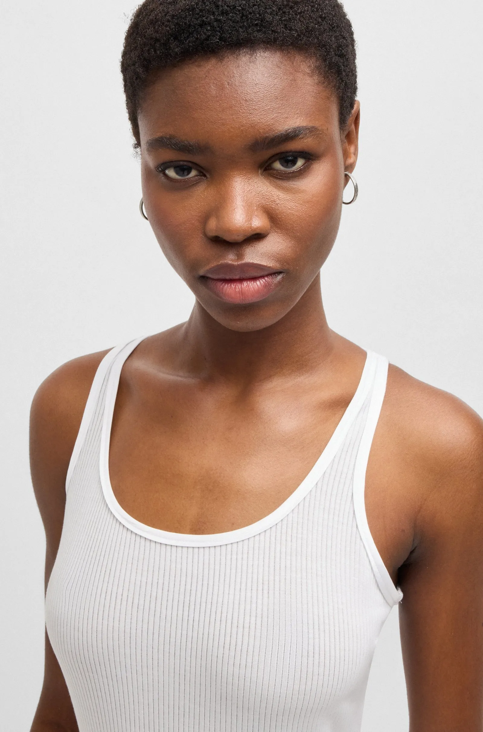 Майка Slim Fit для жінок (479676), колір Білий - №5