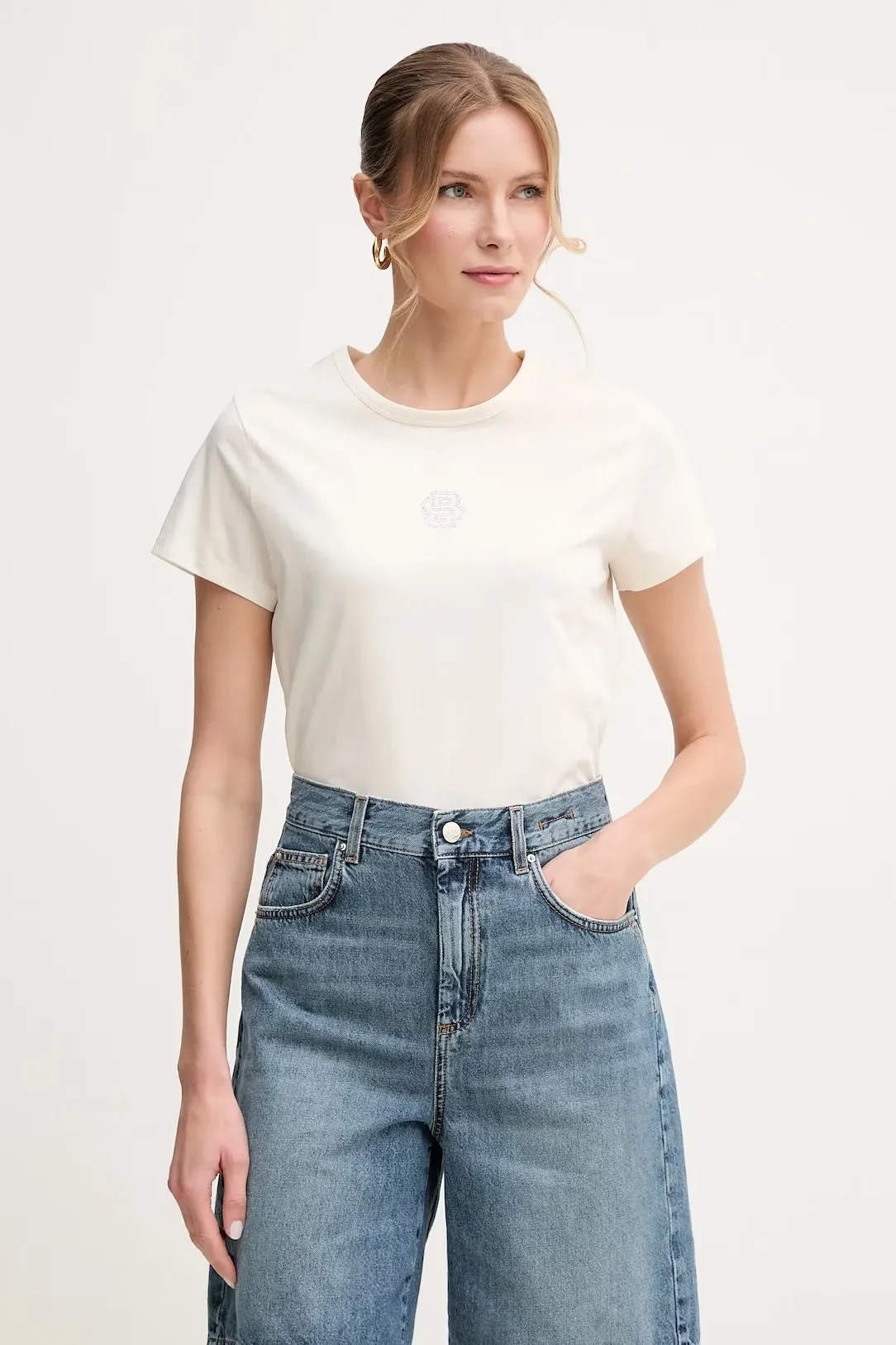 Футболка Regular Fit для жінок (479680), колір Молочний - №2