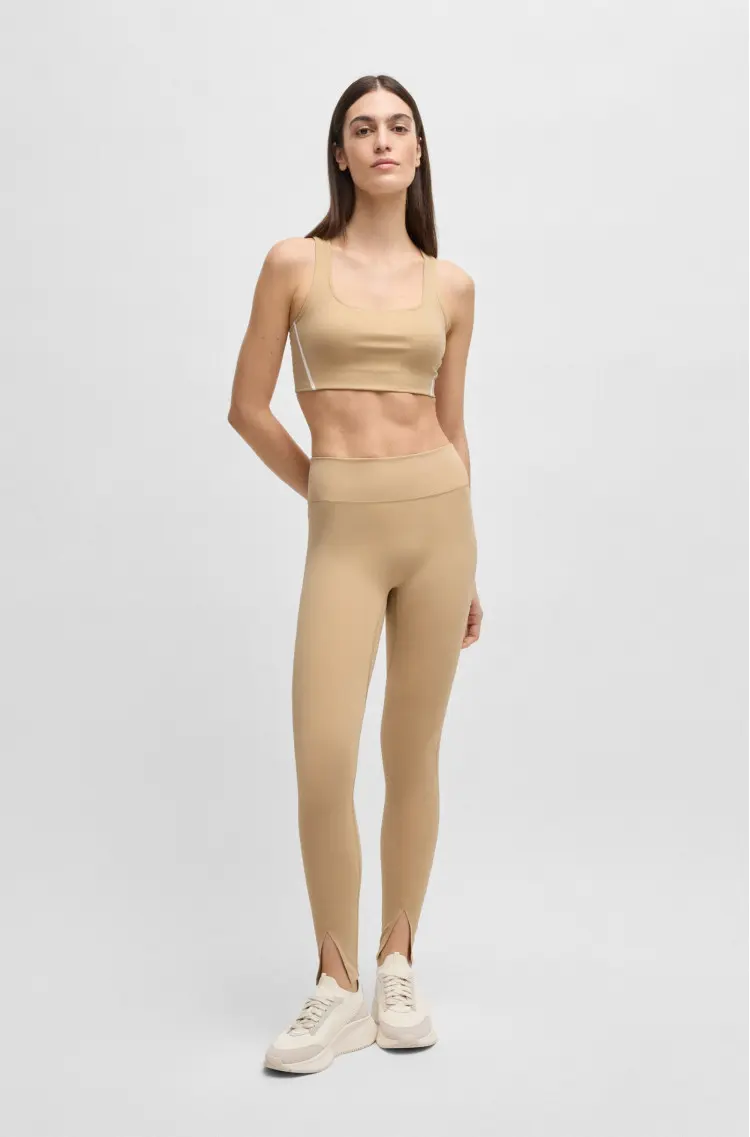 Легінси Slim Fit для жінок (479683), колір Бежевий - №2