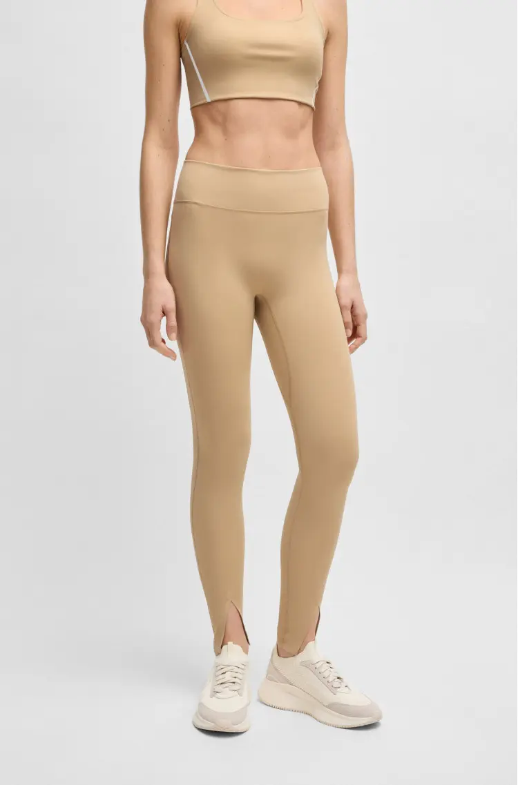 Легінси Slim Fit для жінок (479683), колір Бежевий - №3