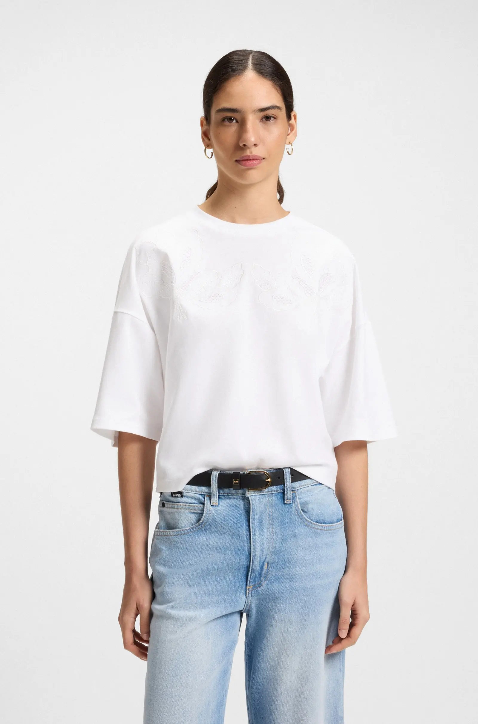 Футболка Relaxed Fit для женщин (479692), цвет Белый - №2