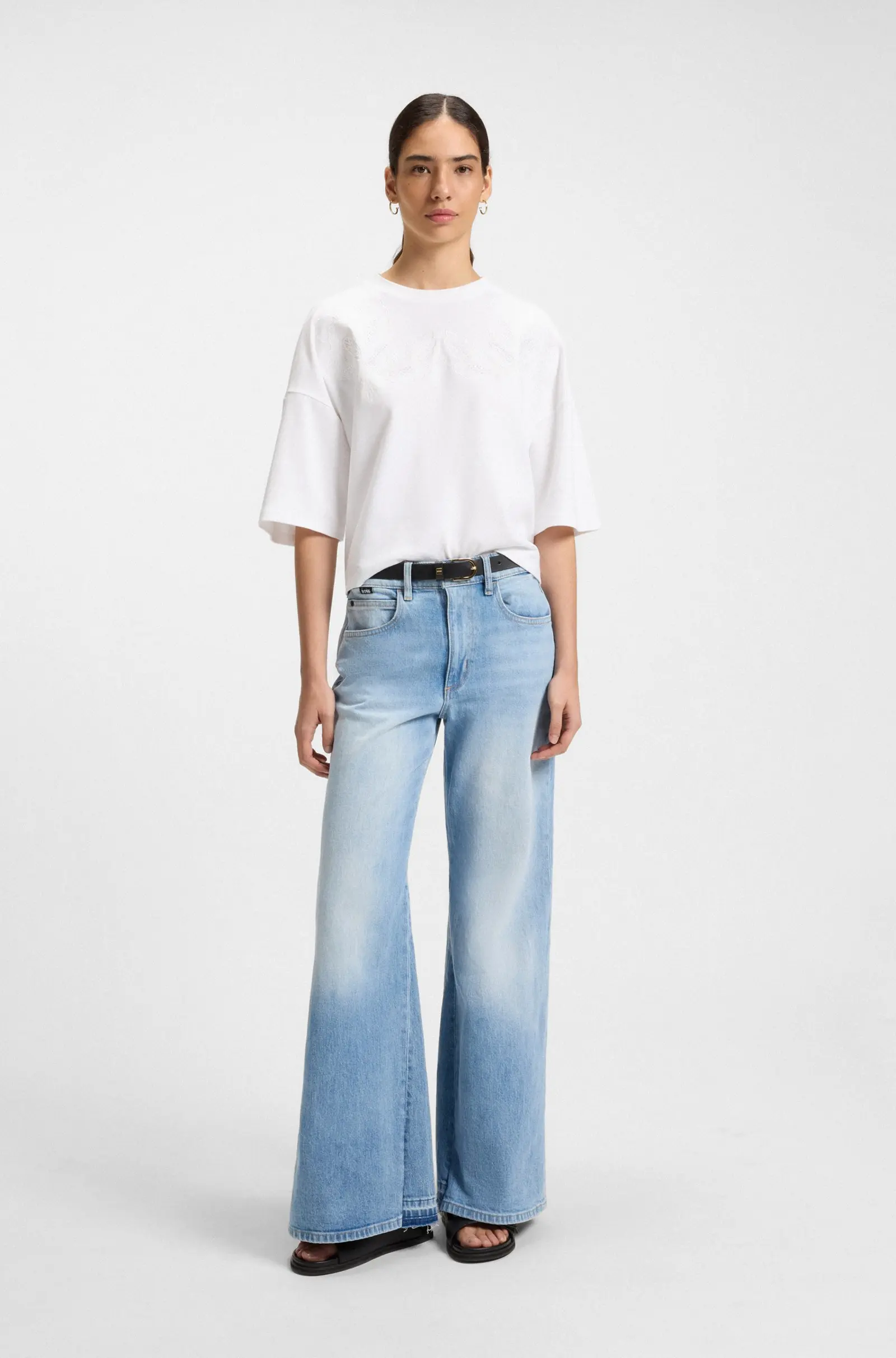 Футболка Relaxed Fit для женщин (479692), цвет Белый - №3