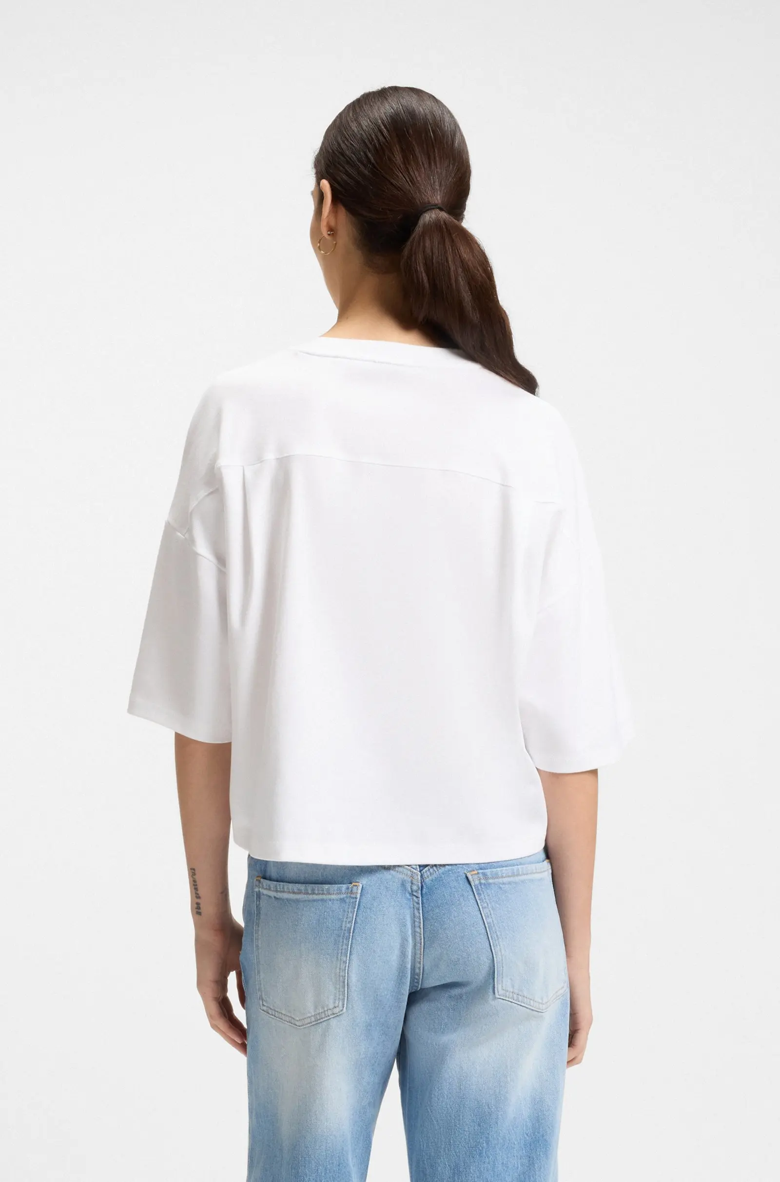 Футболка Relaxed Fit для женщин (479692), цвет Белый - №4