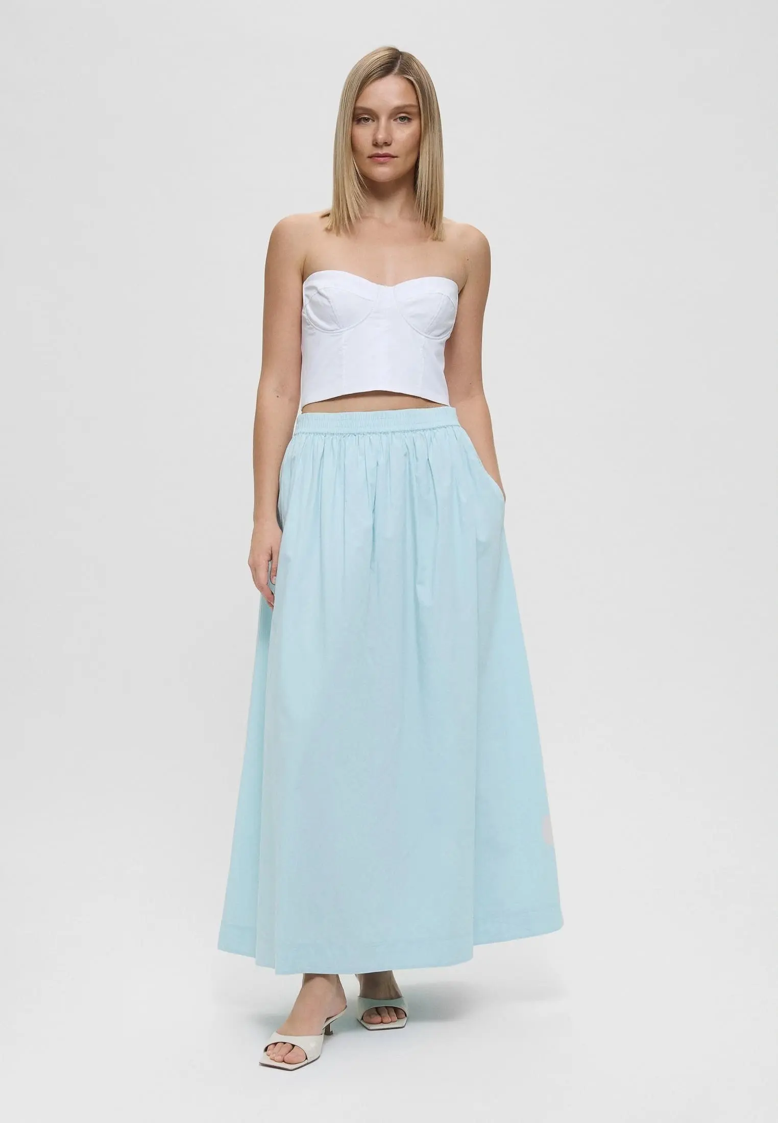 Спідниця максі Relaxed Fit для жінок (479790), колір Синій - №3