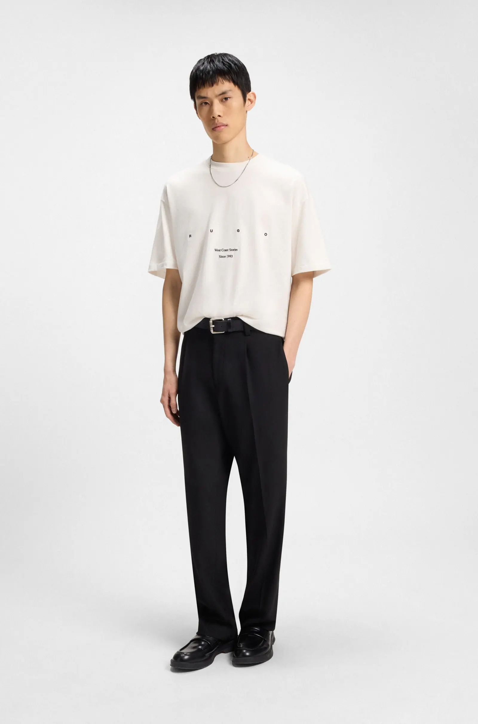 Футболка Relaxed Fit для мужчин (479934), цвет Молочный - №3